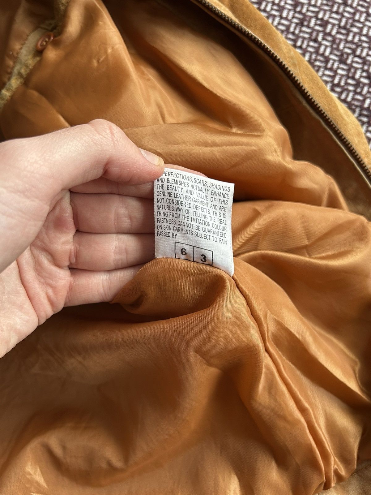 Vintage Vintage Hudson Real Leather Jacket Sun Faded Washed Size L Size US L / EU 52-54 / 3 - 10 Thumbnail