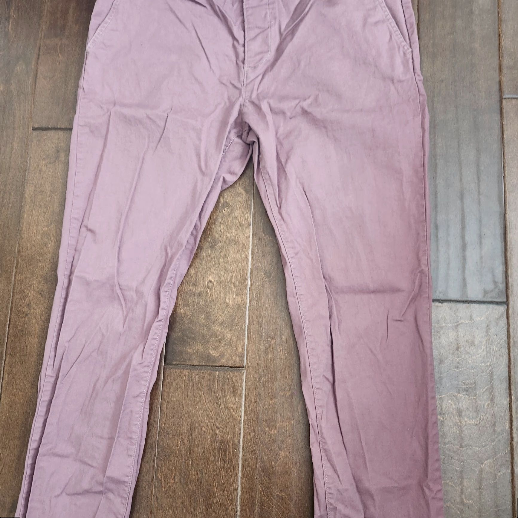 Asos ASOS Slim Chino Pants Mens 36x32 Mauve Pink Casual Sl... Size US 36 / EU 52 - 4 Thumbnail