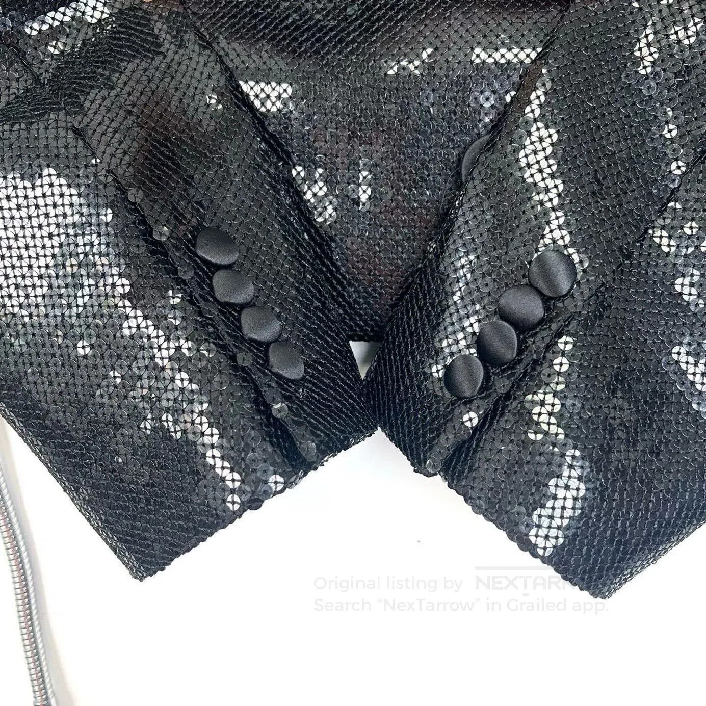 Celine Celine Military Sequin Jacket. Size S / US 4 / IT 40 - 7 Thumbnail