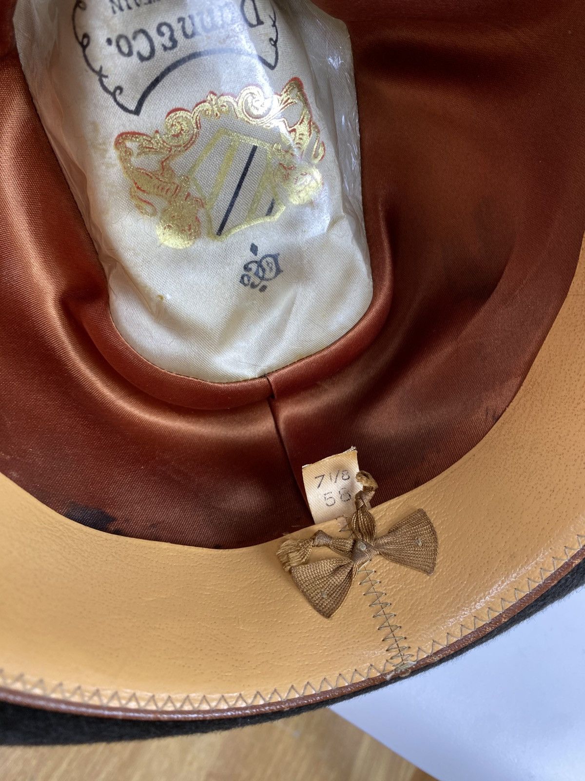 Other Dunn&Co Wool Fedora Hat Size 58 7 1/8 Great Britain Size ONE SIZE - 9 Thumbnail