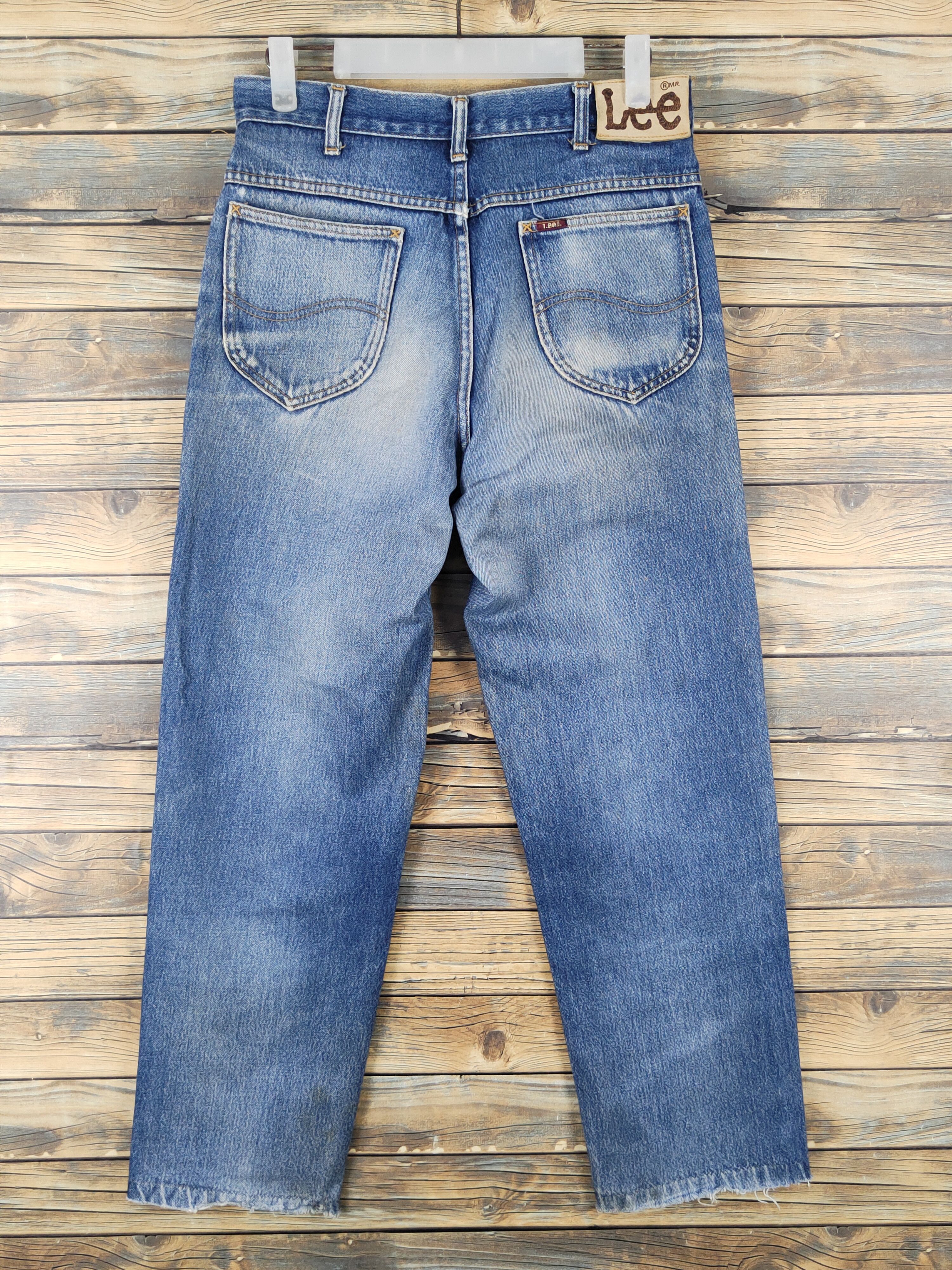 Lee Lee Blue Distressed Ripped vintage denim Jeans #W1497 Size US 29 - 7 Thumbnail