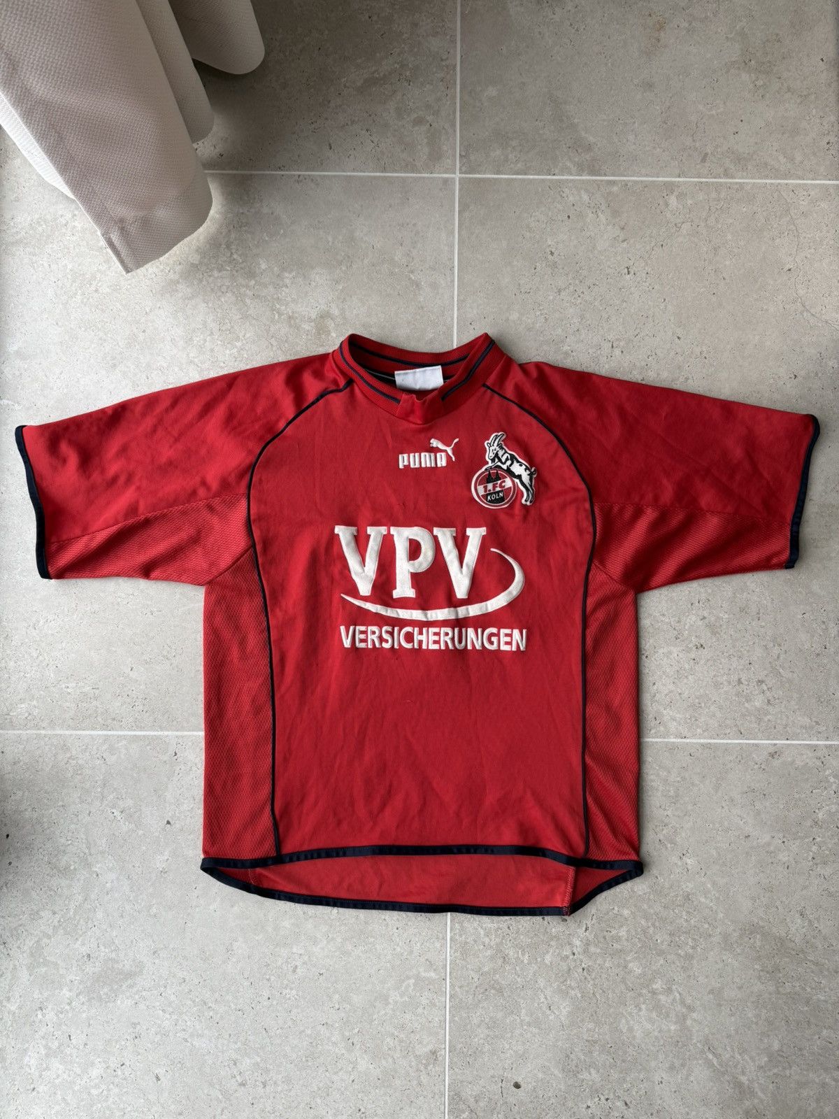 Vintage Puma x FC Koln Home Jersey 2001/2002 Tee T Shirt