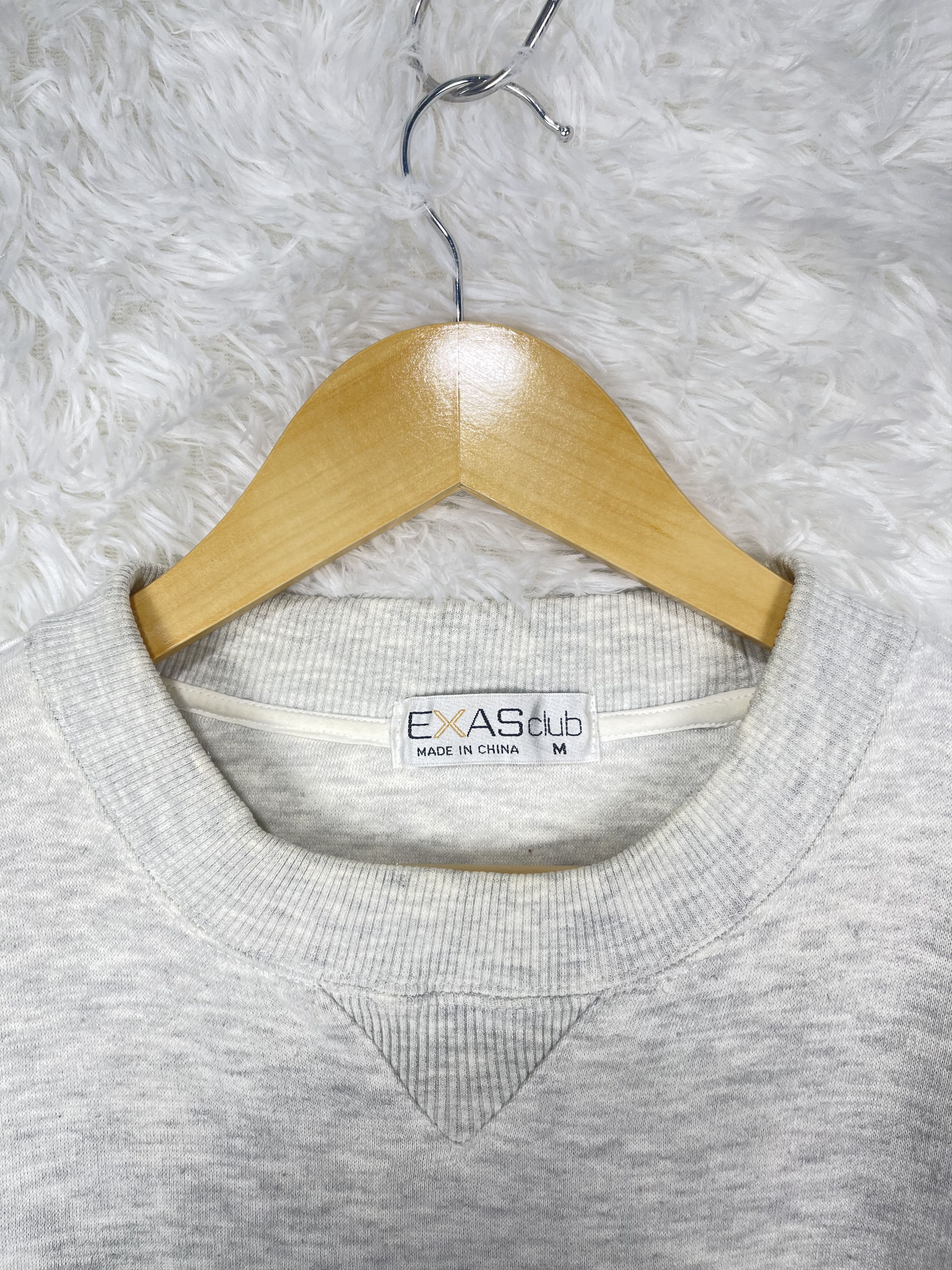 Japanese Brand Vintage EXAS Club American Field Grey Sweatshirt AS0034 Size US M / EU 48-50 / 2 - 6 Thumbnail