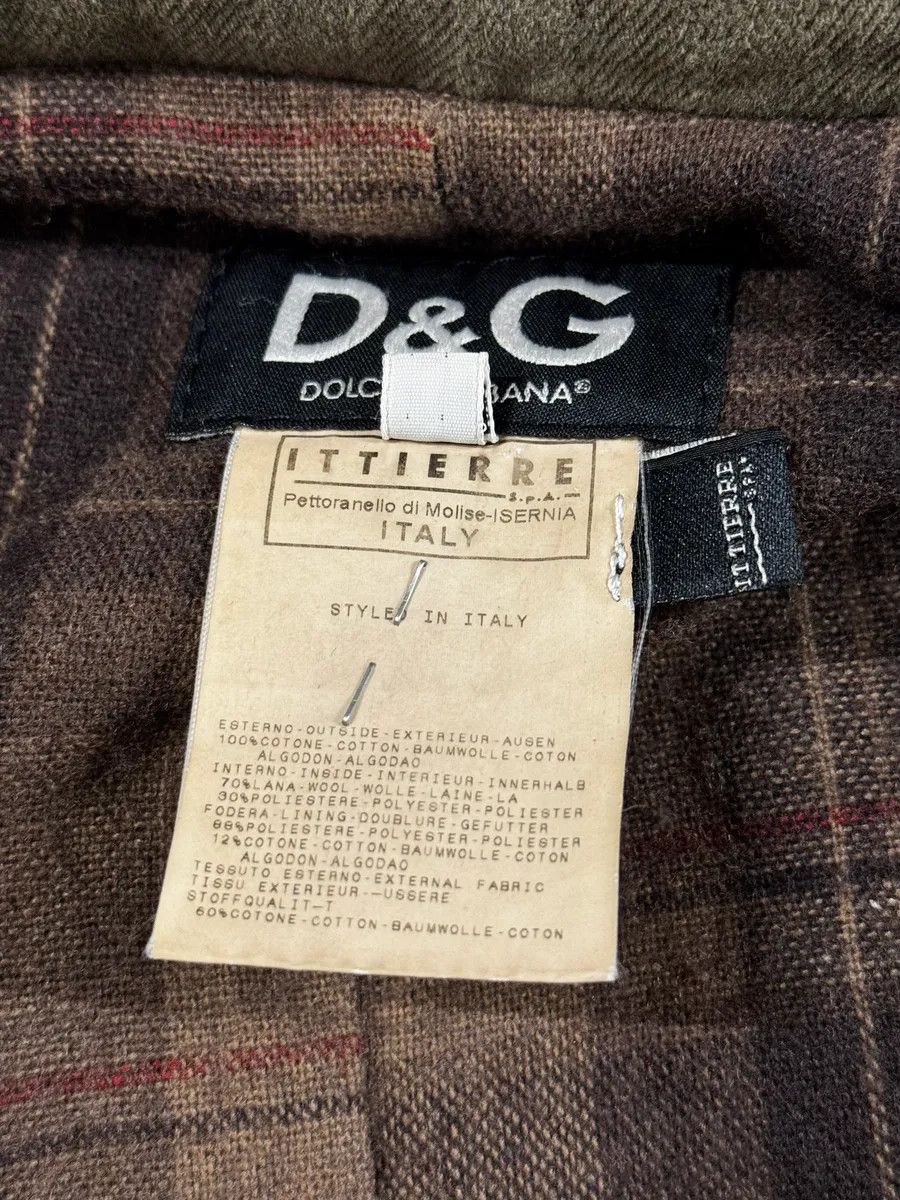 Dolce & Gabbana AW2003 Dolce & Gabbana Khaki Multi-Zip Cargo Jacket Size US M / EU 48-50 / 2 - 8 Thumbnail
