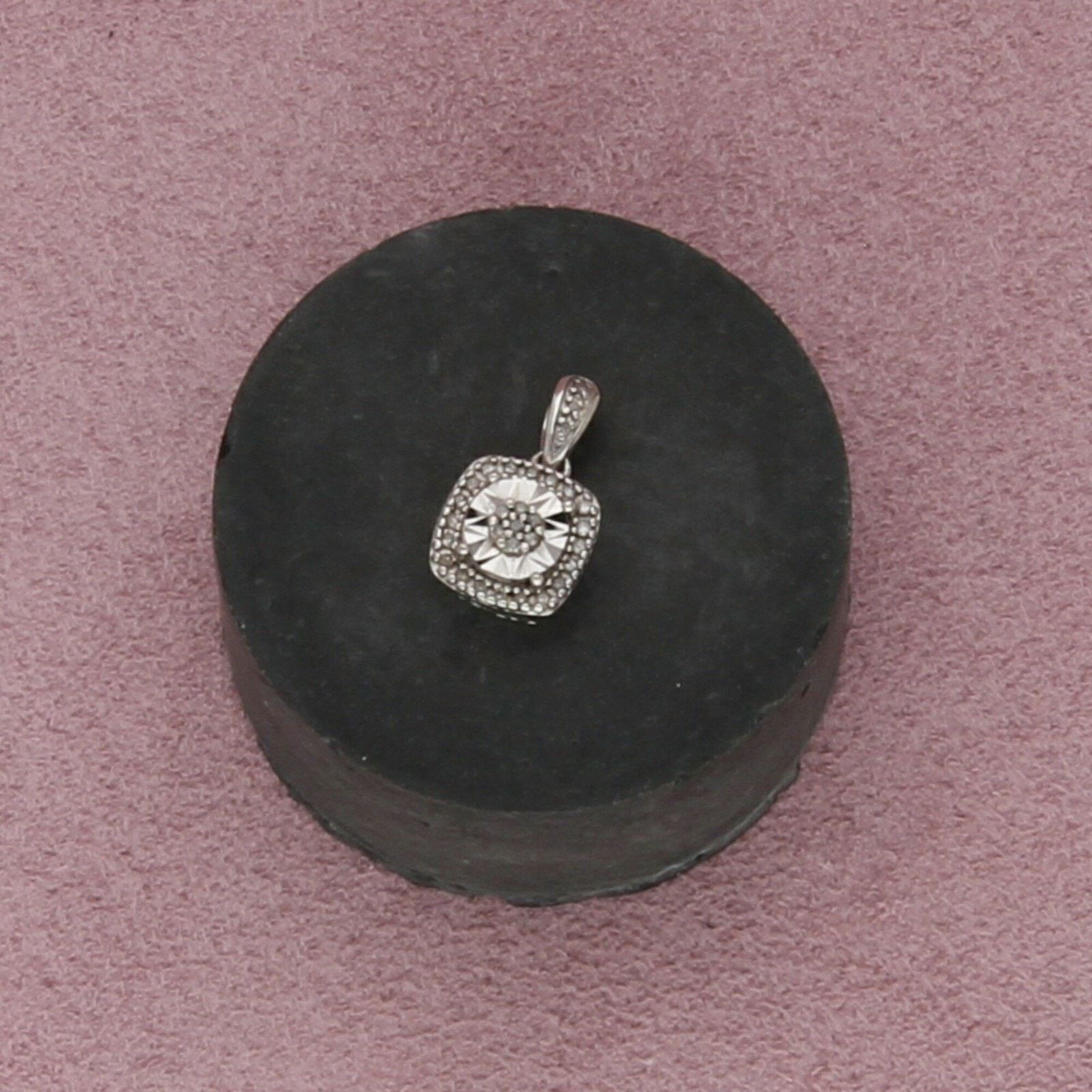 Sterling Silver zales sterling silver diamond accent pendant Size ONE SIZE - 1 Thumbnail