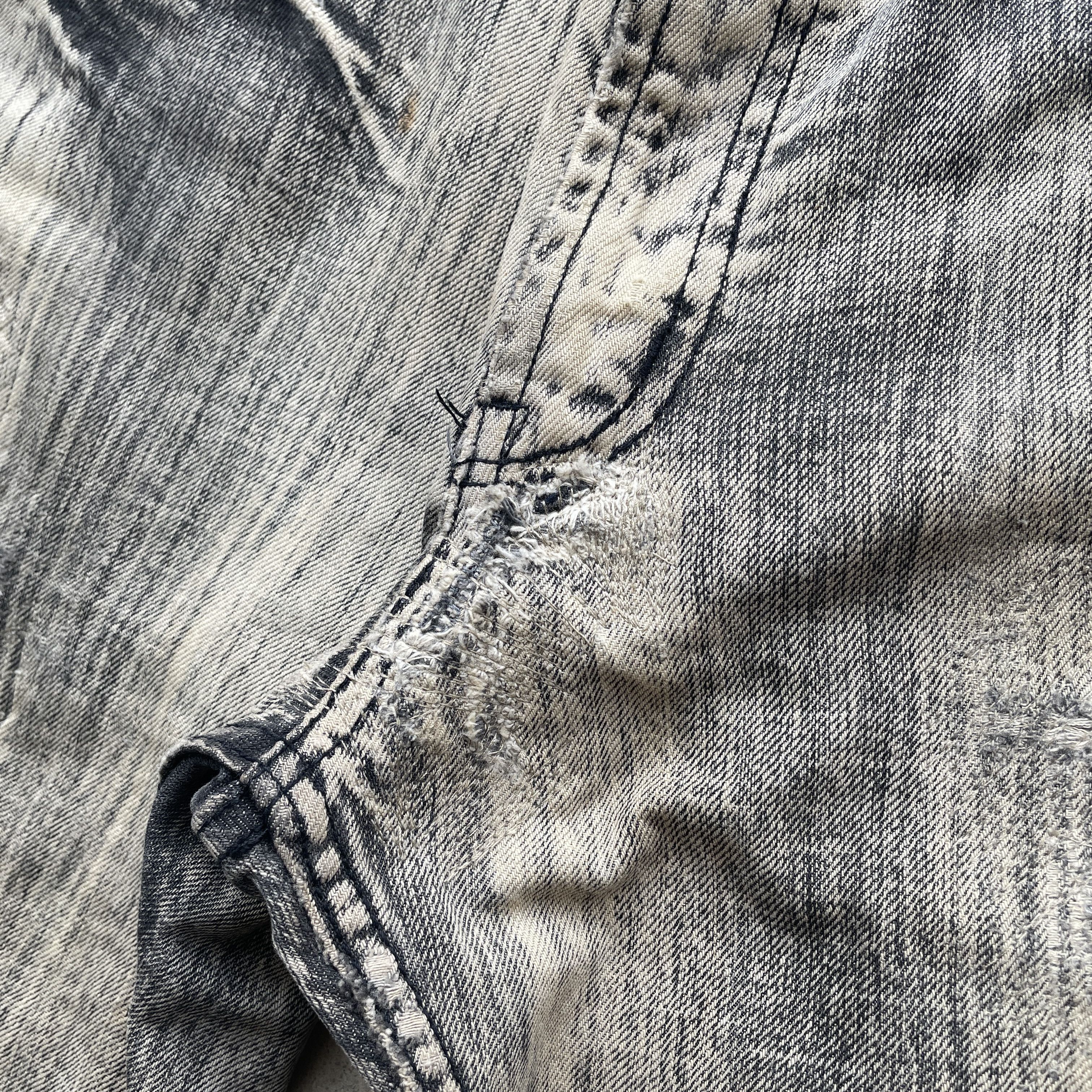 Japanese Brand × Vintage Vintage Japanese Acid Wash Distressed Faded Jeans Pants W32 Size US 32 / EU 48 - 7 Thumbnail