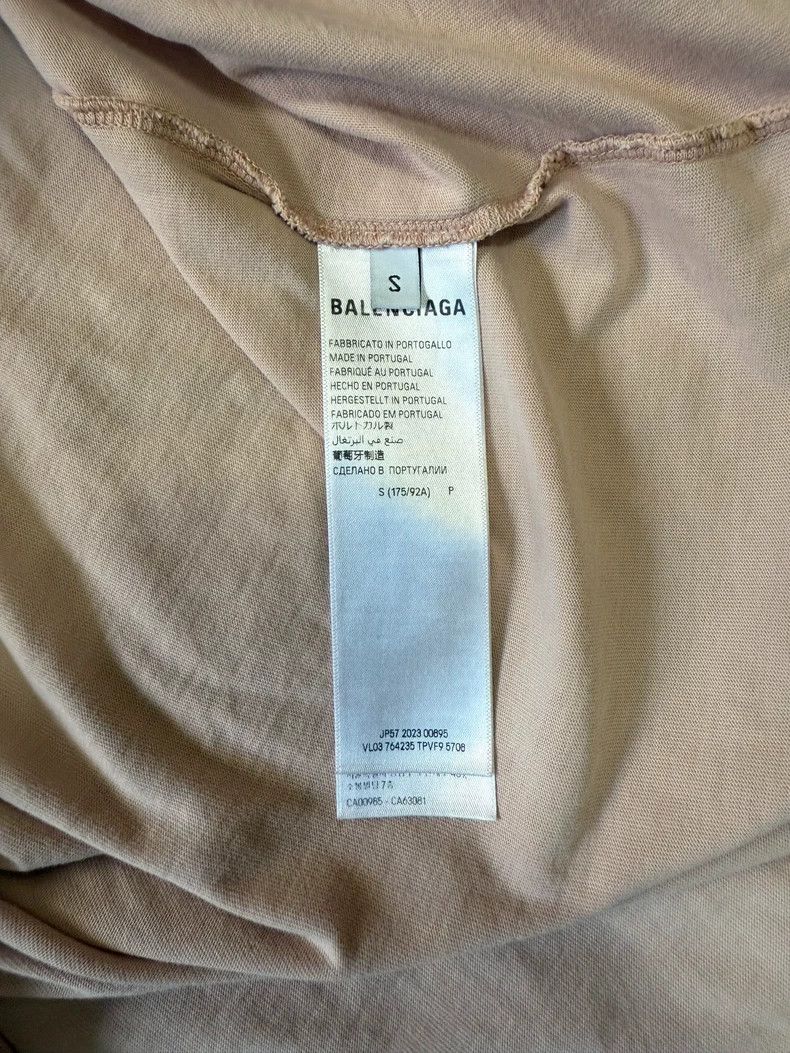 Balenciaga Balenciaga FW23 embroidered curved inverted logo light pink Size US S / EU 44-46 / 1 - 6 Thumbnail