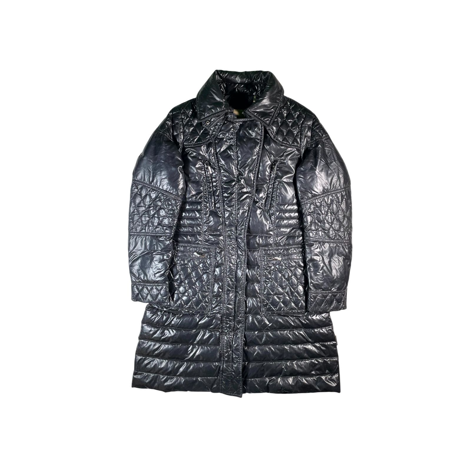 Moncler Moncler Long Black Jacket Size M / US 6-8 / IT 42-44 - 1 Thumbnail