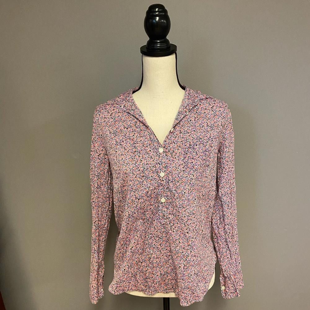 Designer J. Crew button up top Size S / US 4 / IT 40 - 1 Thumbnail
