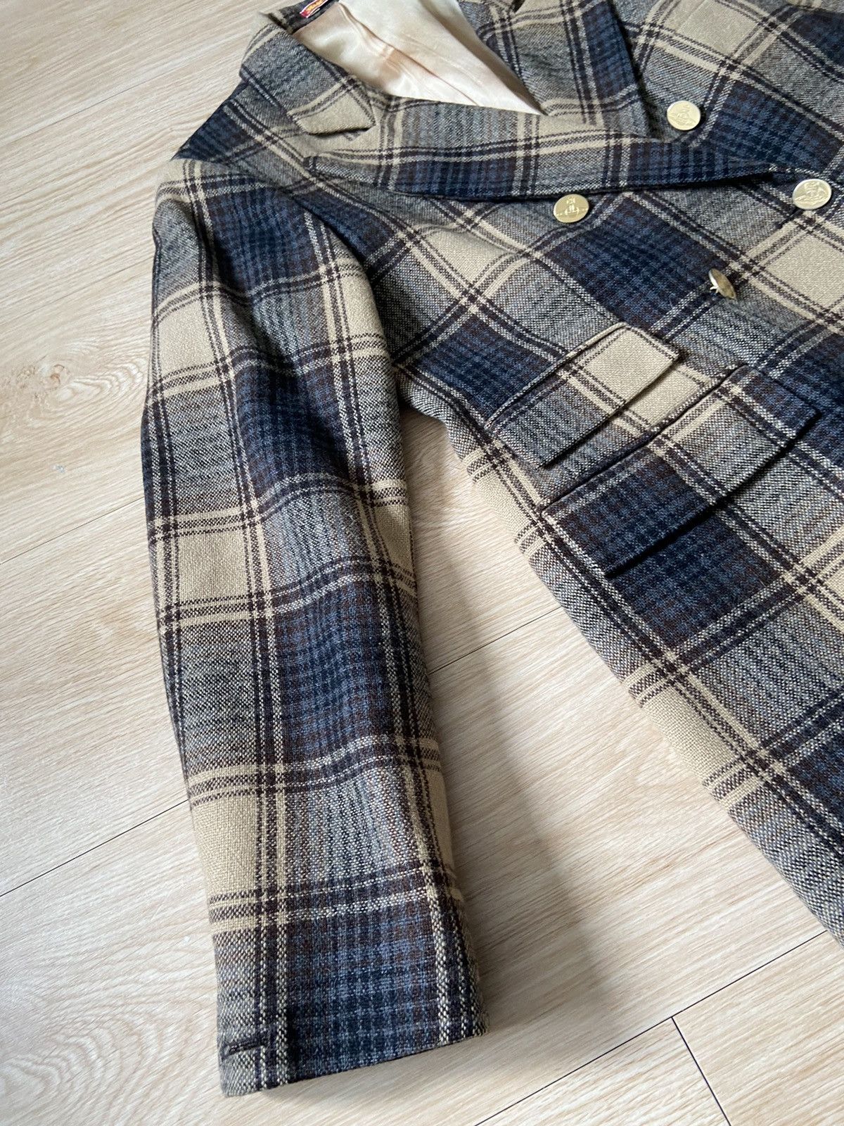 Vivienne Westwood 10 Vivienne westwood vintage 80s 90s tartan blazer jacket Size M / US 6-8 / IT 42-44 - 4 Thumbnail