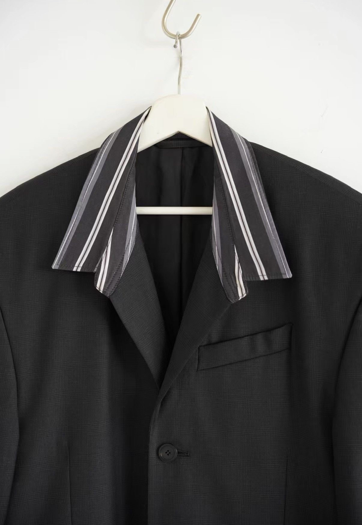 Balenciaga Balenciaga 21SS Striped Open-Collar Blazer J4 Size US M / EU 48-50 / 2 - 3 Thumbnail