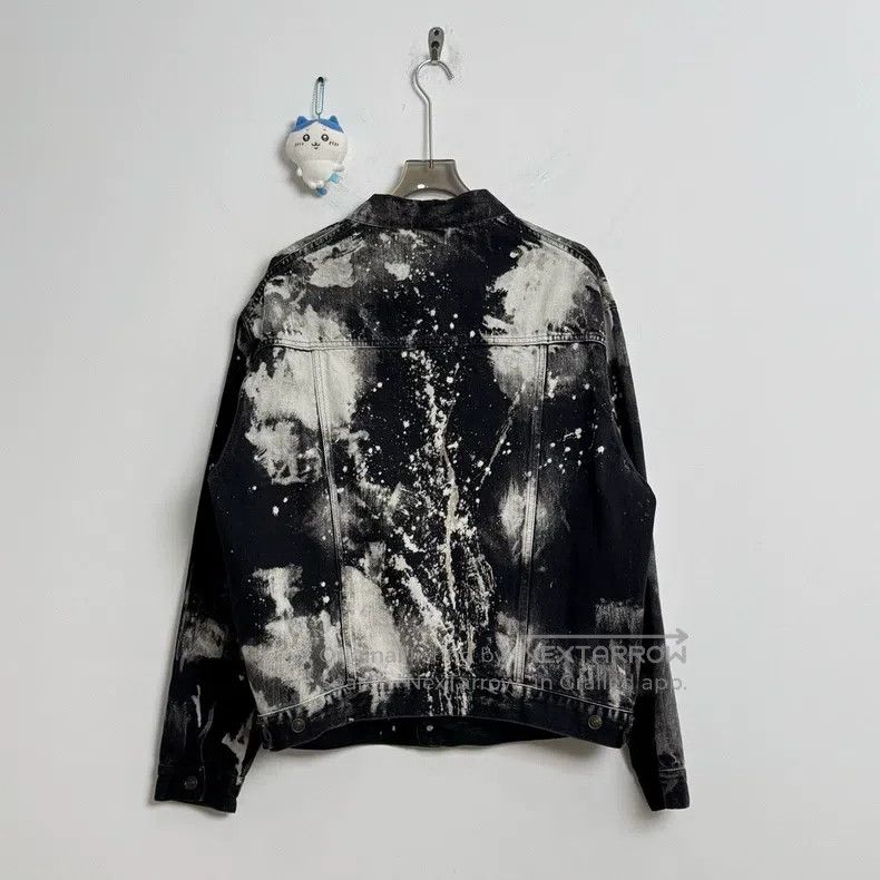 Balenciaga Balenciaga Tie-dye splatter design denim jacket Size US S / EU 44-46 / 1 - 3 Thumbnail