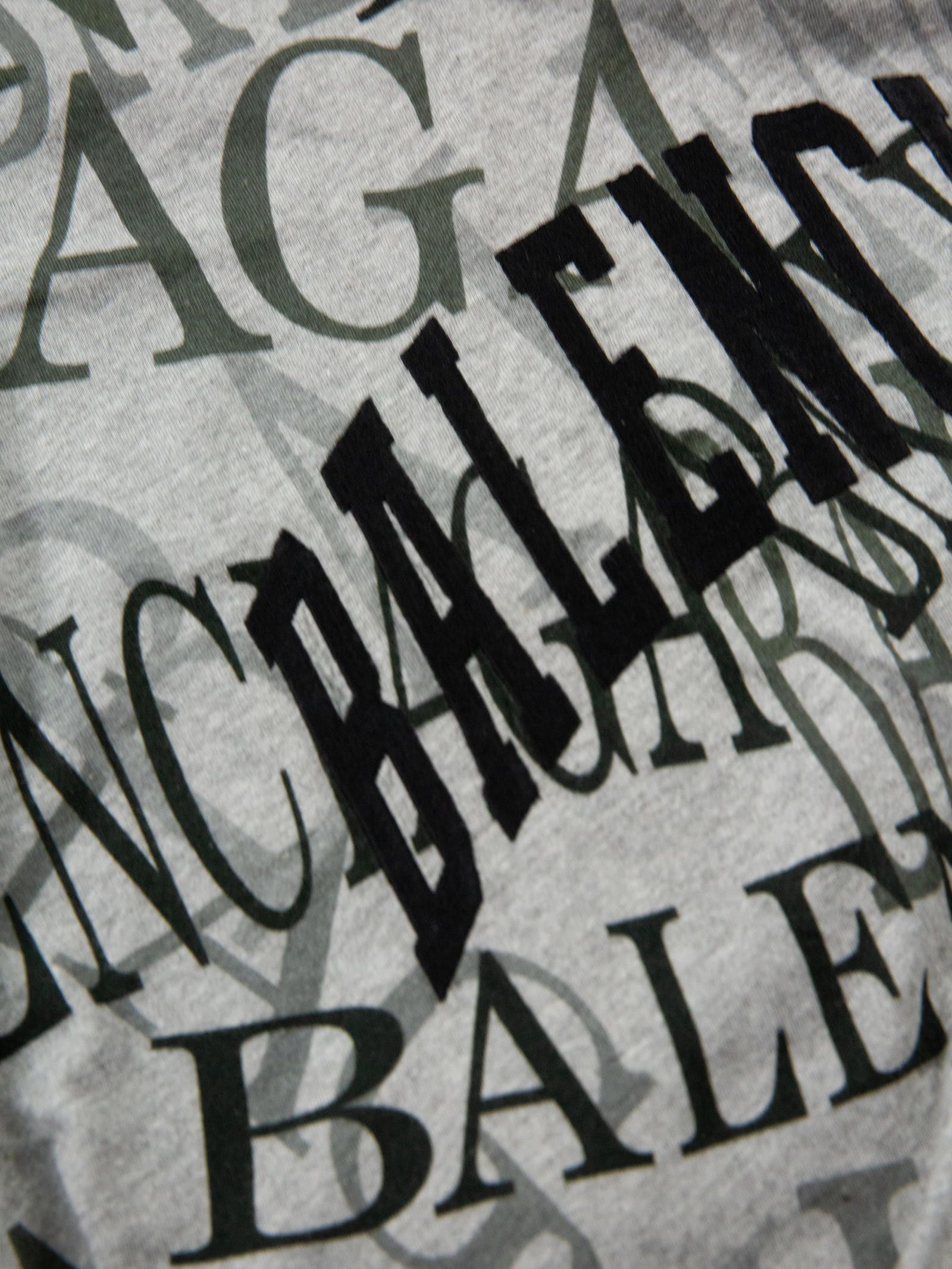 Balenciaga Balenciaga Grey Logo T-shirt Size US S / EU 44-46 / 1 - 4 Thumbnail