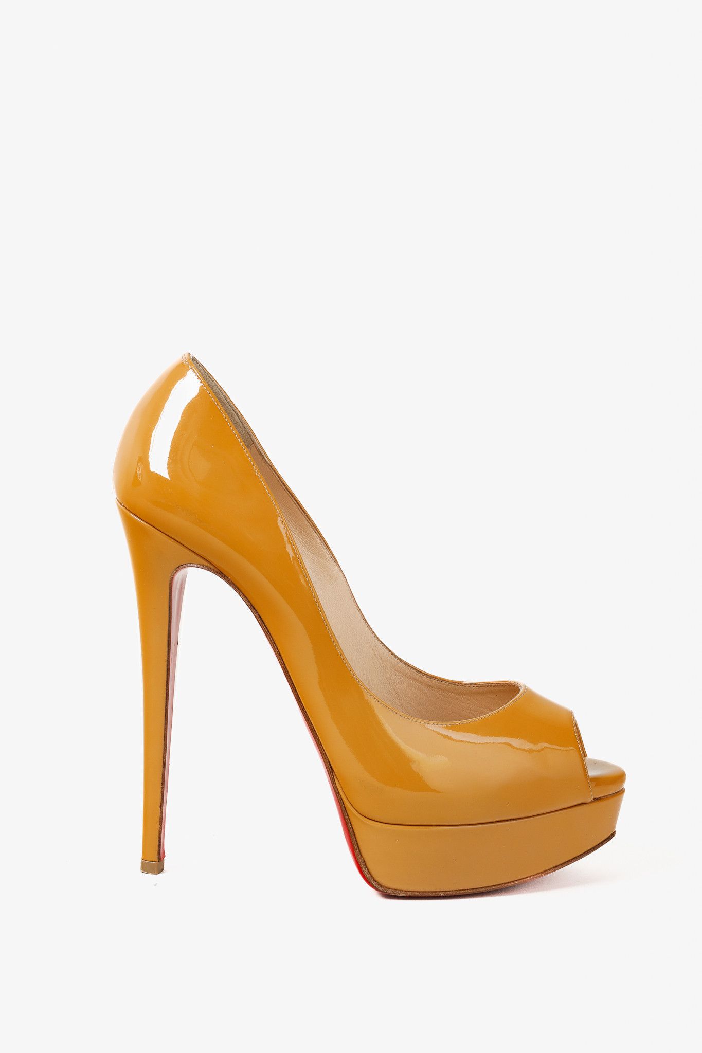 Christian Louboutin Christian Louboutin Lady Peep 150 Peep-Toe Platform Pumps Size US 8.5 / IT 38.5 - 1 Thumbnail
