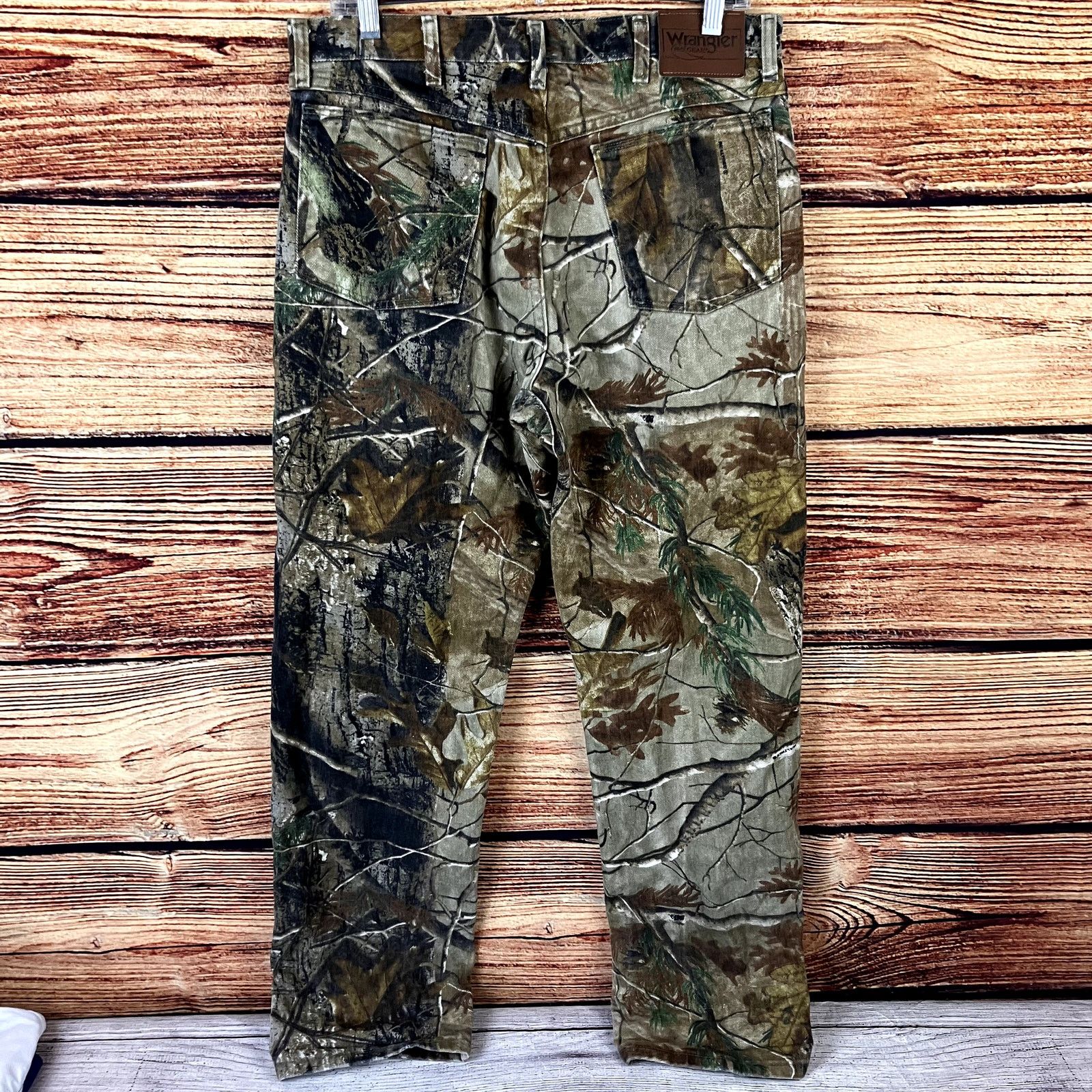 Vintage × Wrangler Vintage Wrangler Realtree Camouflage Denim Jeans Size US 34 / EU 50 - 3 Thumbnail