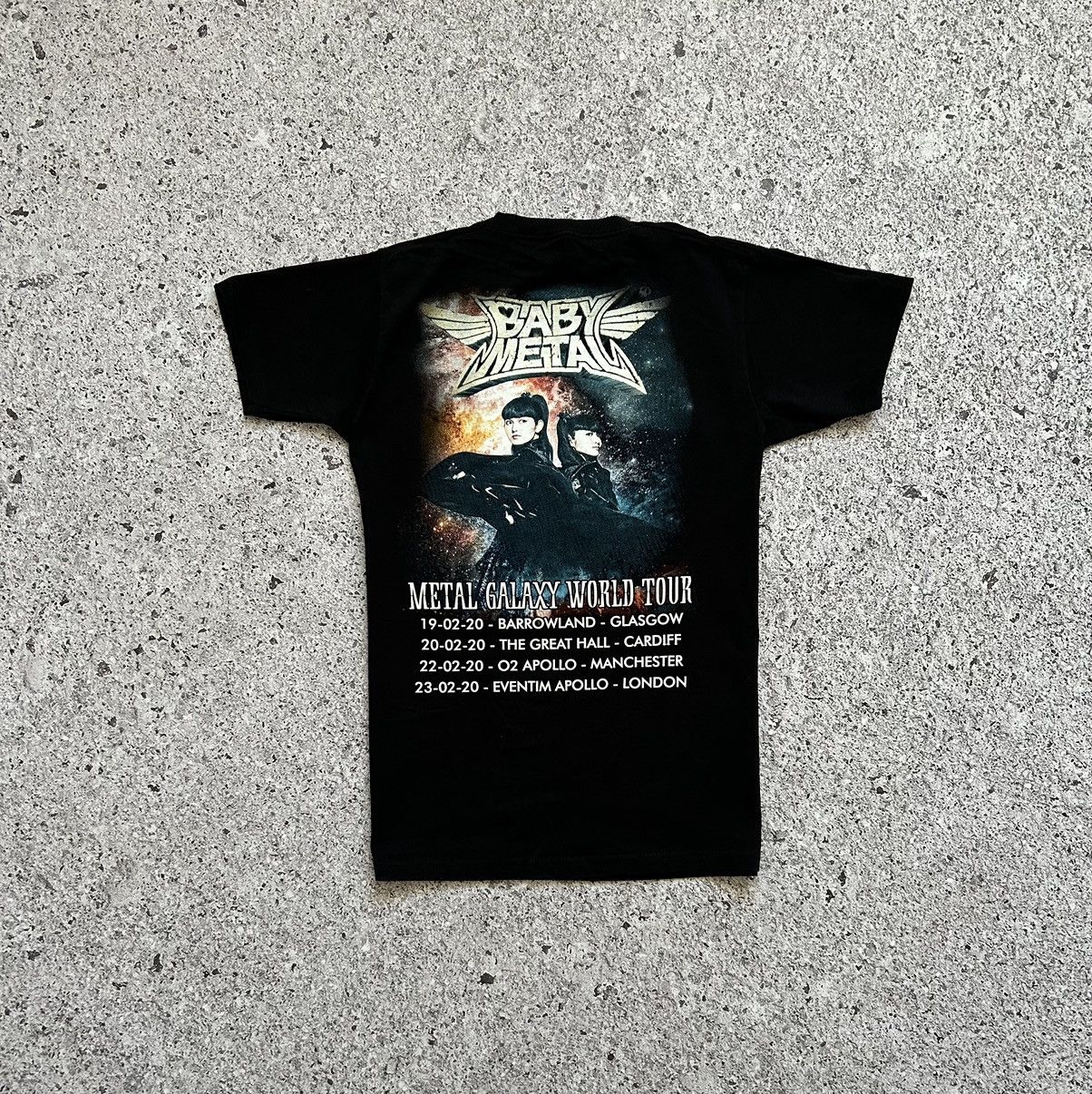 Band Tees × Vintage Vintage Baby Metal Metal Galaxy World Tour 2020 T-Shirt Size US S / EU 44-46 / 1 - 5 Thumbnail