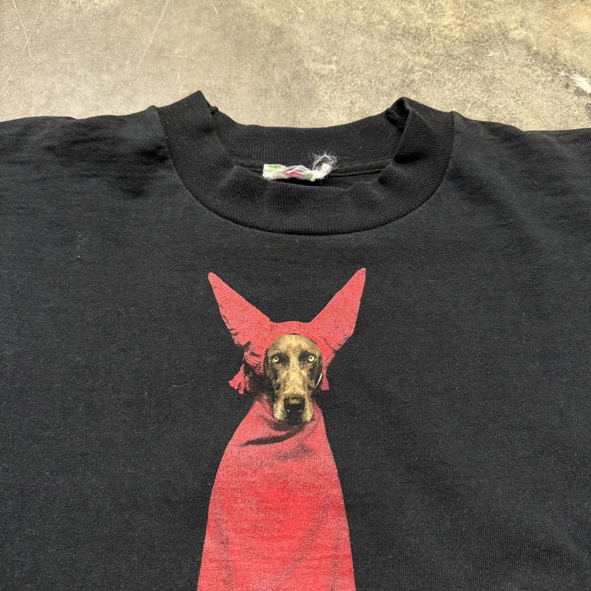 Vintage vintage william wegman devil dog baggy art tshirt Size US L / EU 52-54 / 3 - 3 Thumbnail