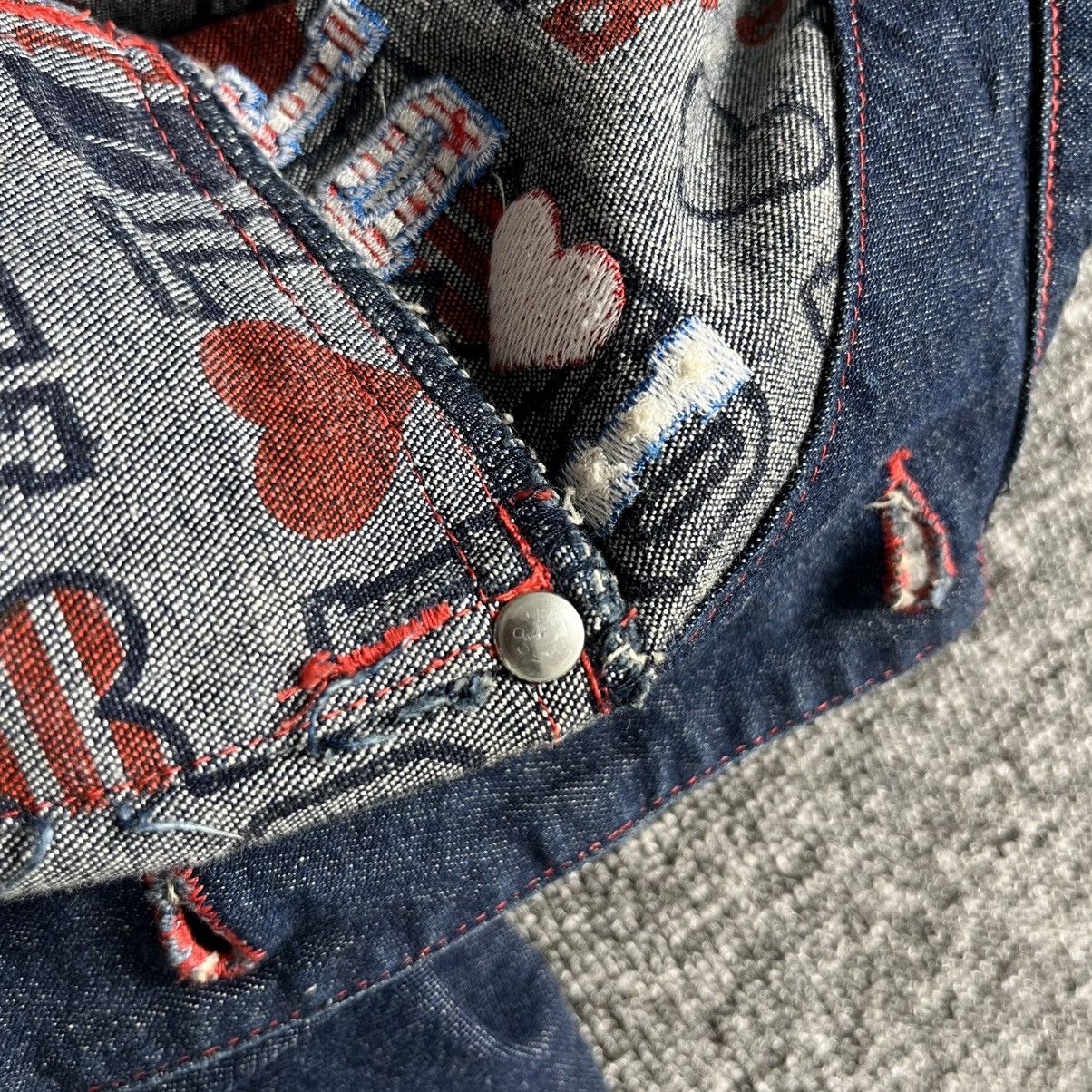 Super Lovers 2000s japanese daisy lovers Jacket denim Style Size L / US 10 / IT 46 - 9 Thumbnail