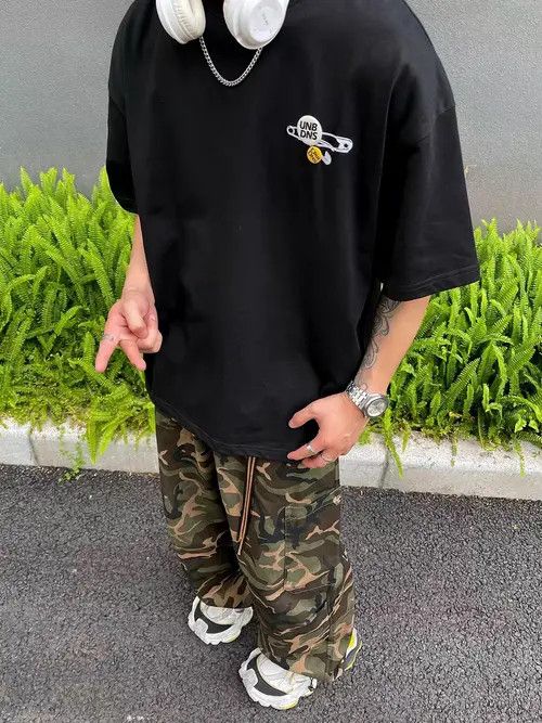 Japanese Brand Mari Camouflage High Street Vintage Loose Casual Pants Size US 30 / EU 46 - 5 Thumbnail