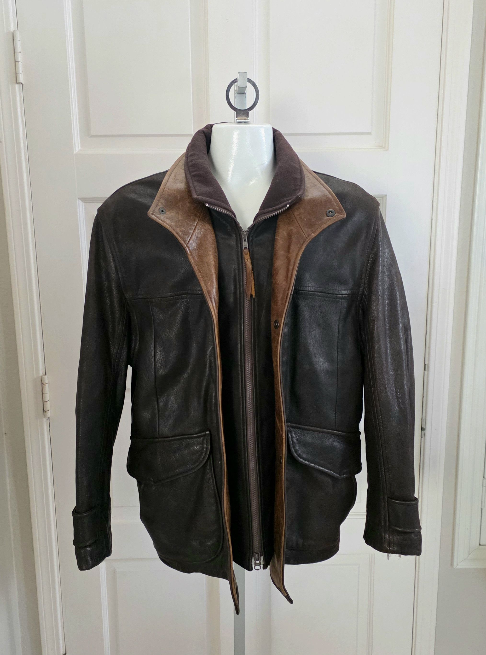 Lone Pine American Made Leather Jacket Aspen Mens sz 40