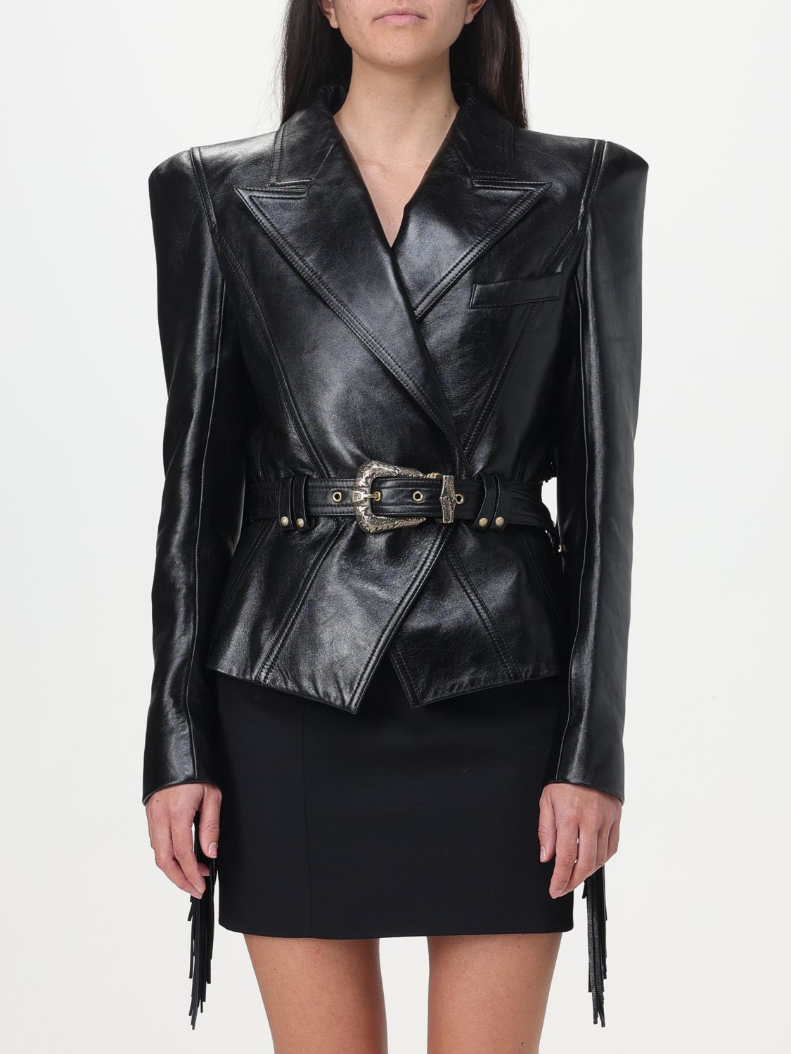 image of Balmain Blazer Woman Black, Women's (Size Small)