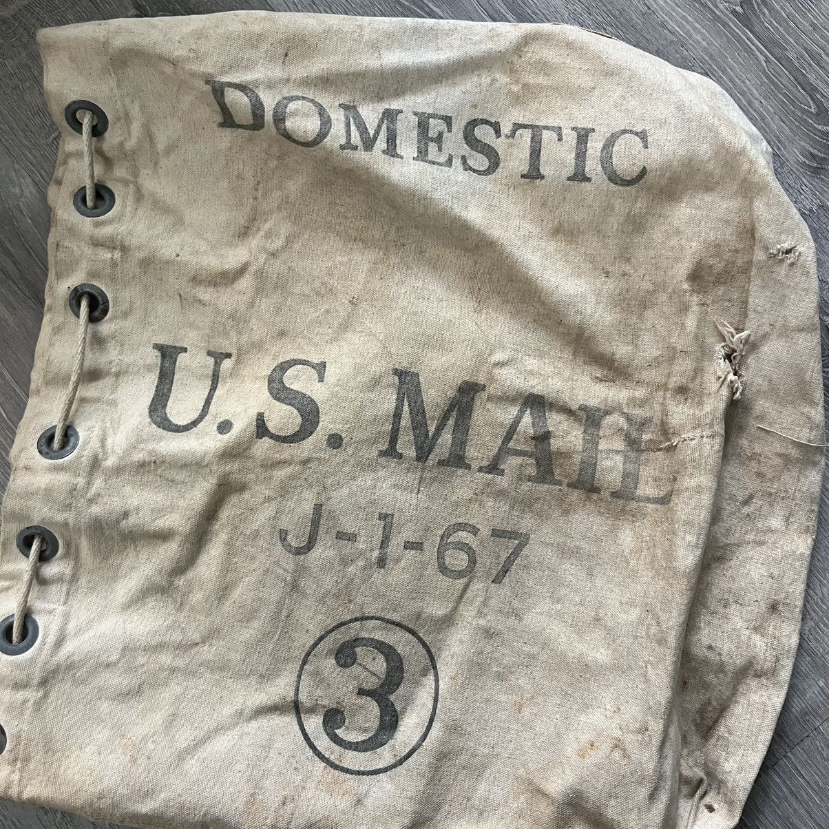 Vintage Vintage 60s-70s U.S. Domestic Mail Messenger Man Bag