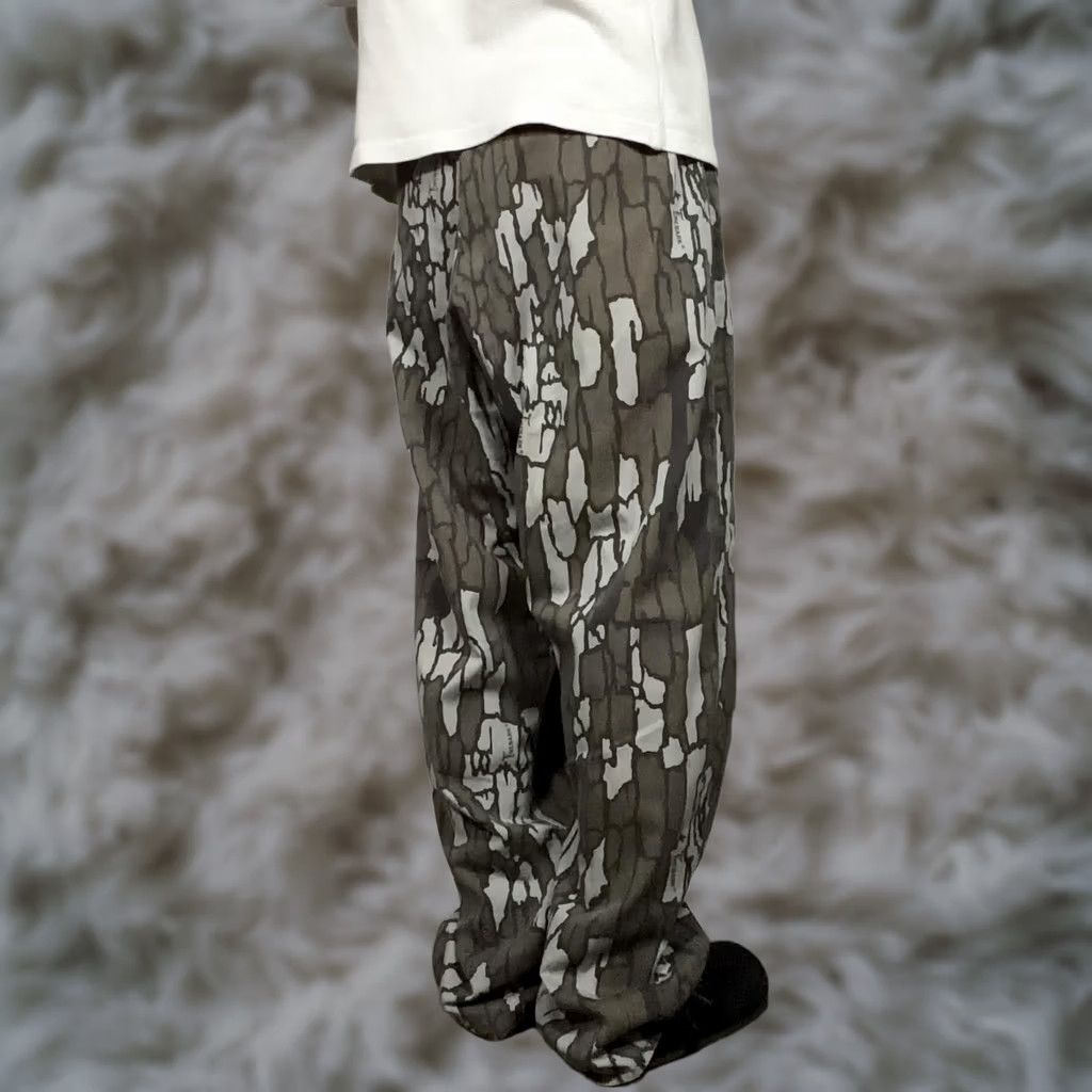 Vintage VINTAGE Trebark Camo Pants Mens Medium Brown Hunting Drawstring Relaxed Fit USA Pants Mens Medium Brown Camouflage Size US 31 - 1 Thumbnail