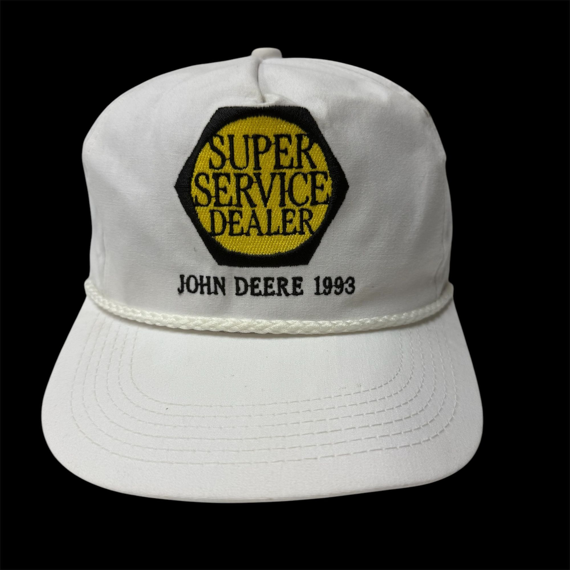 Other Vtg K Brand JOHN DEERE Super Service Dealer 1993 Hat Size ONE SIZE - 1 Thumbnail
