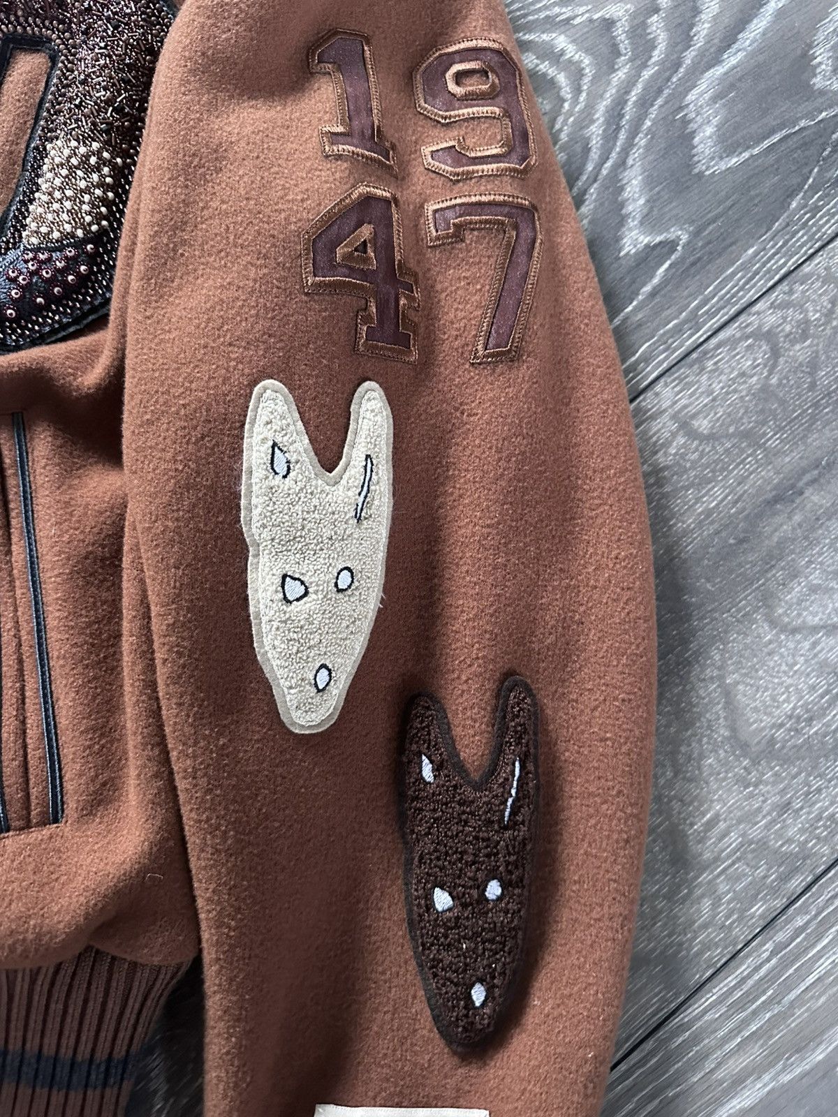 Dior × Travis Scott dior x cactus jack travis scot baseball wool varsity jacket Size US L / EU 52-54 / 3 - 2 Thumbnail