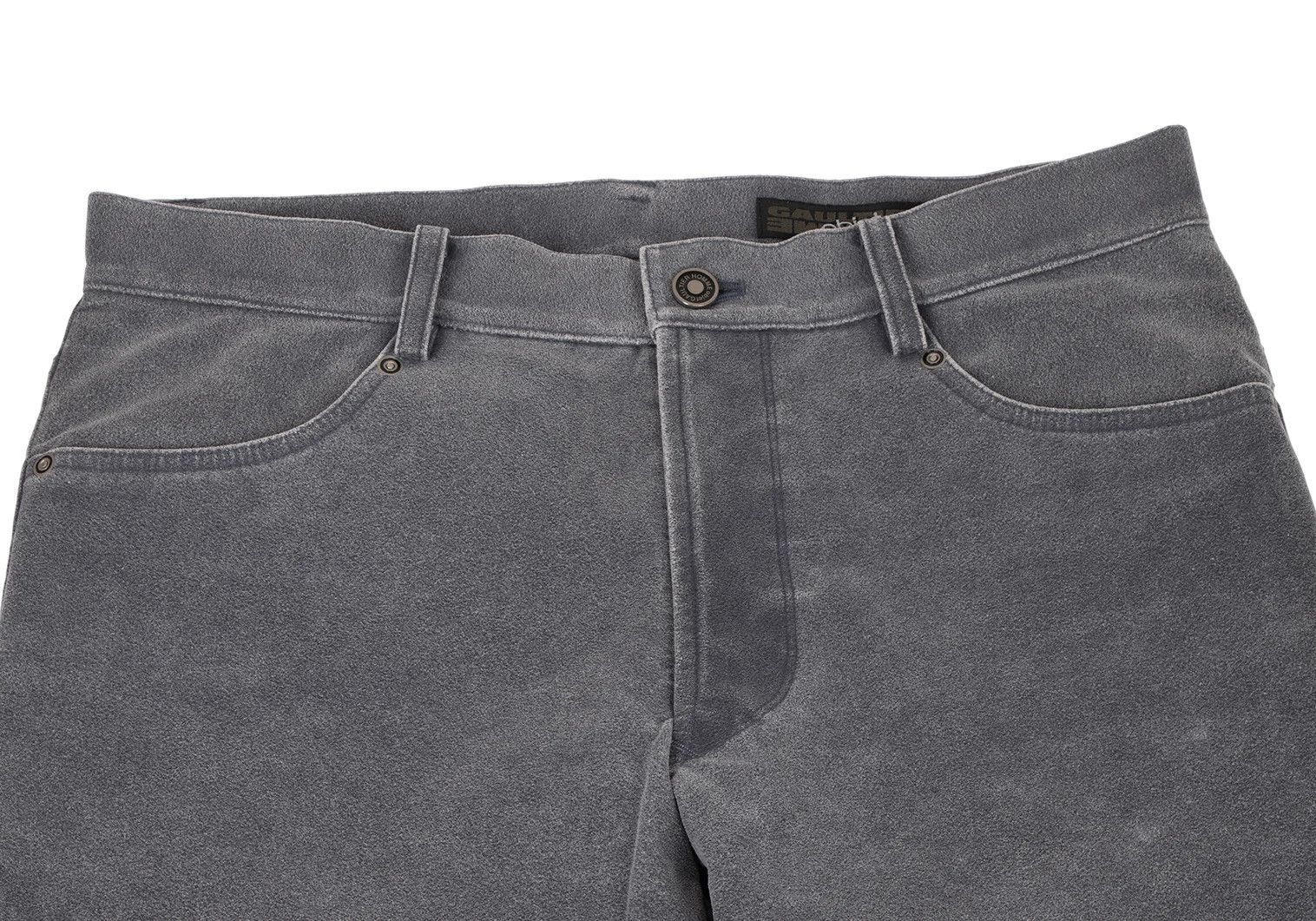 Jean Paul Gaultier Synthetic Suede Pants in Gray Size 52 Size US 36 / EU 52 - 6 Thumbnail