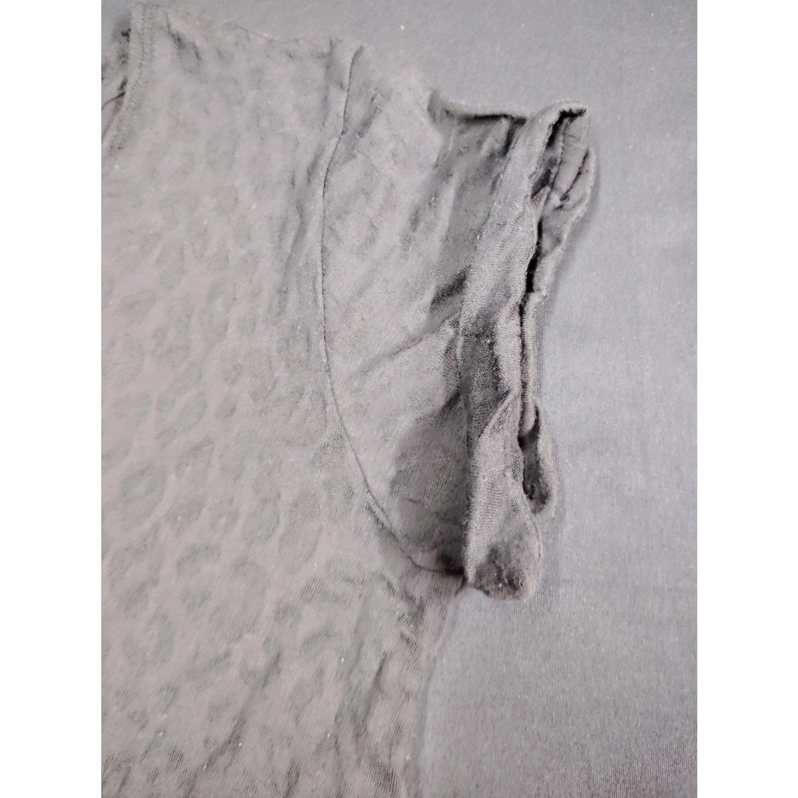 Victoria's Secret PINK Victoria's Secret Sheer Leopard Scoop Neck ShortSleeve Size S / US 4 / IT 40 - 4 Thumbnail