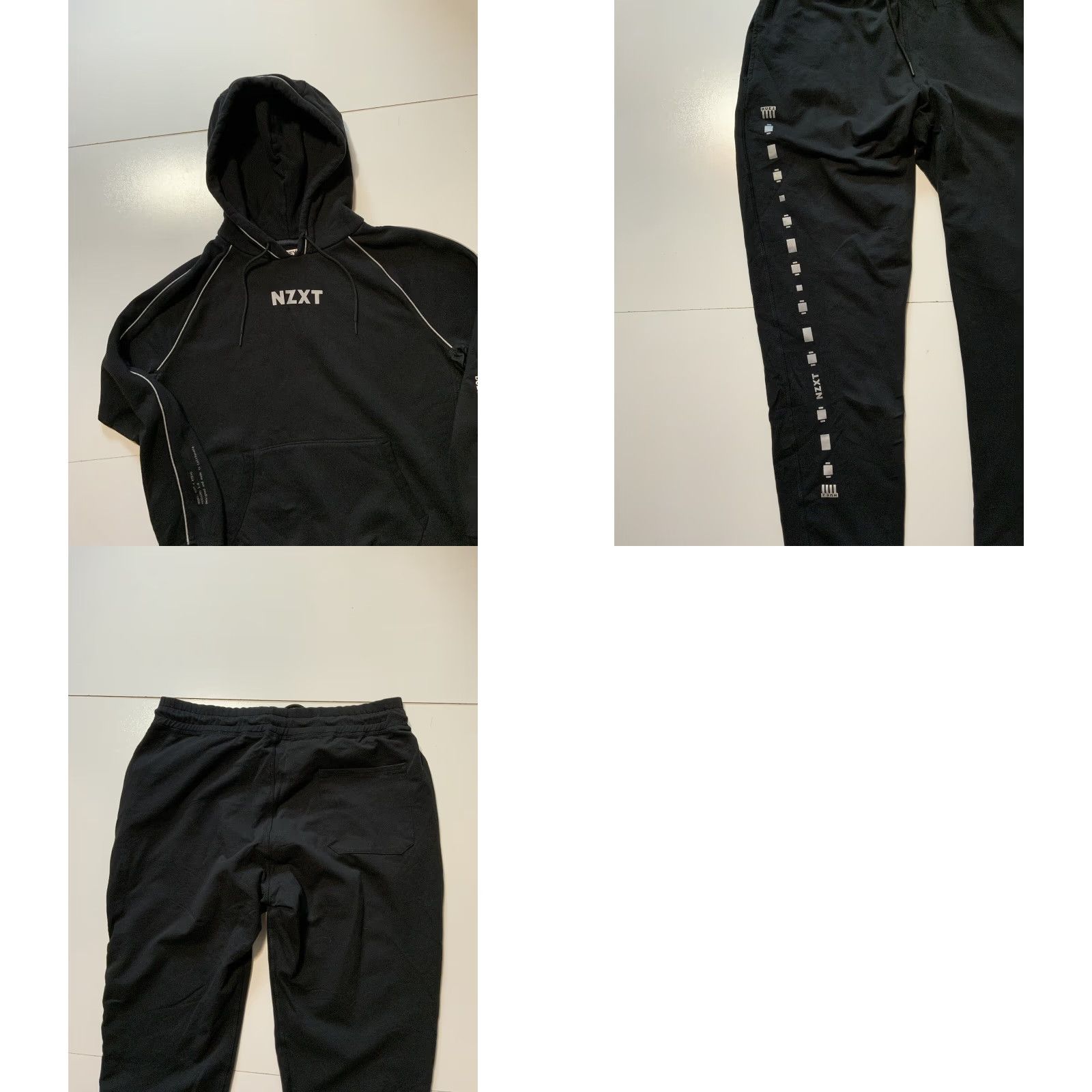 Vintage Ateyo NZXT Pop Up 2019 Exclusive Gaming 2PC Sweatsuit Set Hoodie Pants Sz. XL Mens Black Sweatshirt Pants Tracksuit Size US XL / EU 56 / 4 - 8 Thumbnail