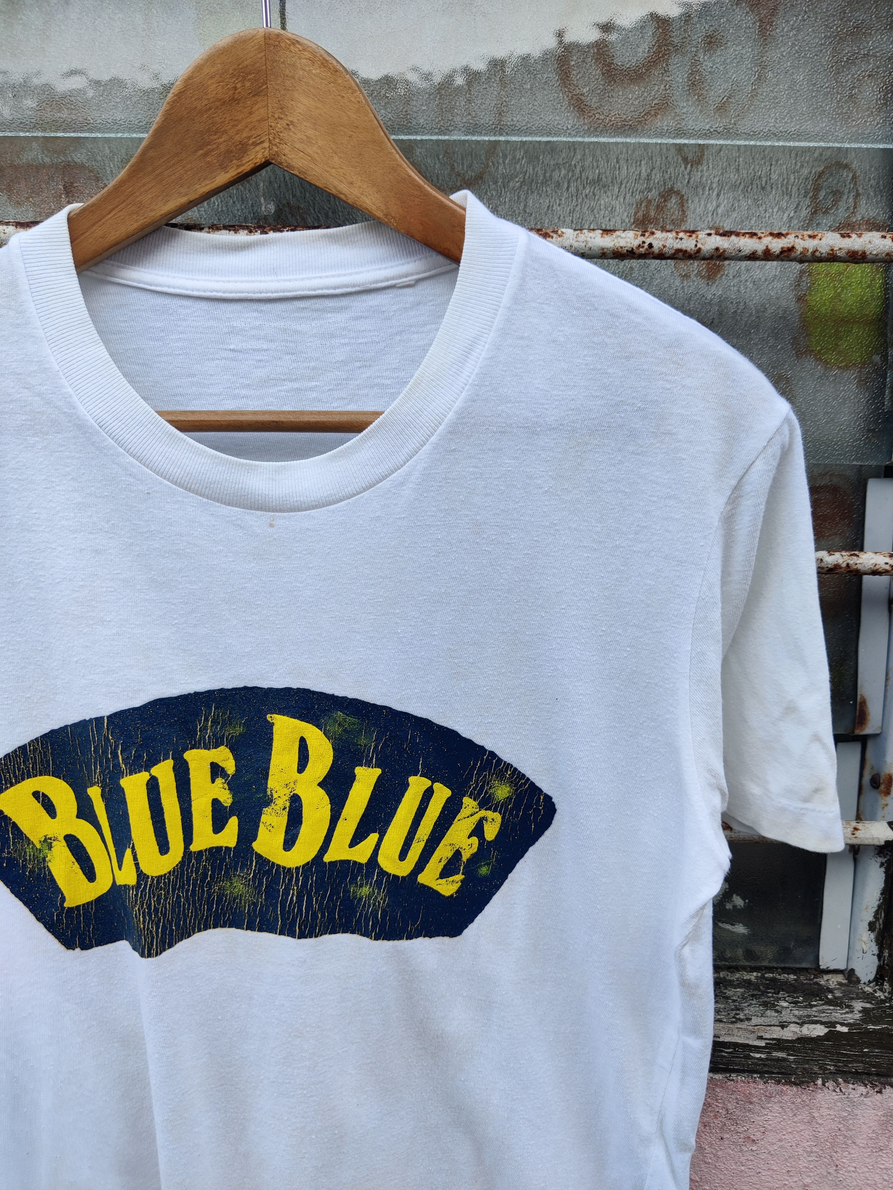 Blue Blue Japan 🔥Best Offer🔥 Vintage blue blue Japan Spellout Shirt Size US S / EU 44-46 / 1 - 3 Thumbnail