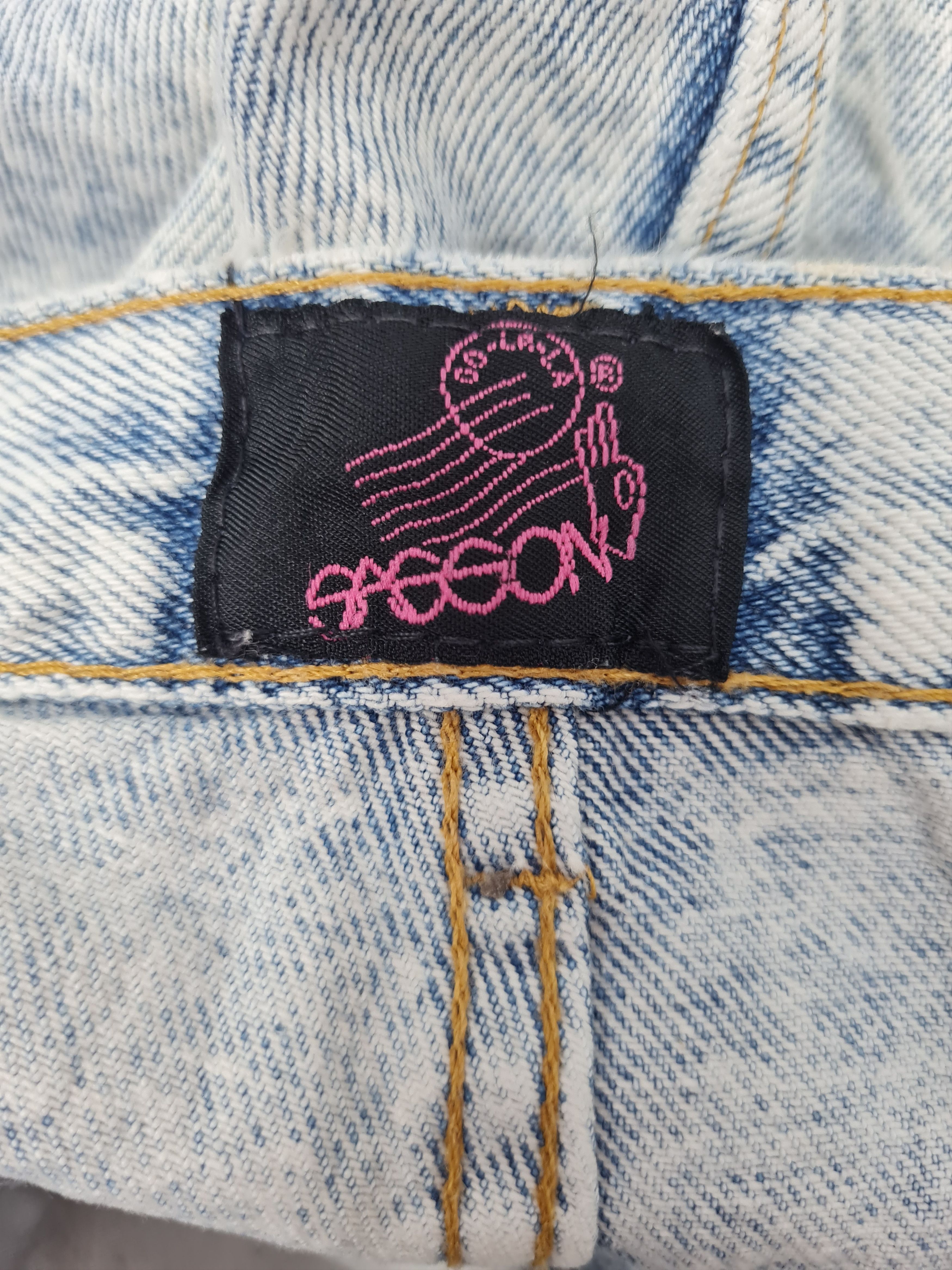 Japanese Brand Vtg SASSON Carrot Cut Faded Jeans Size 31x29.5 JB0145 Size 31" - 10 Thumbnail