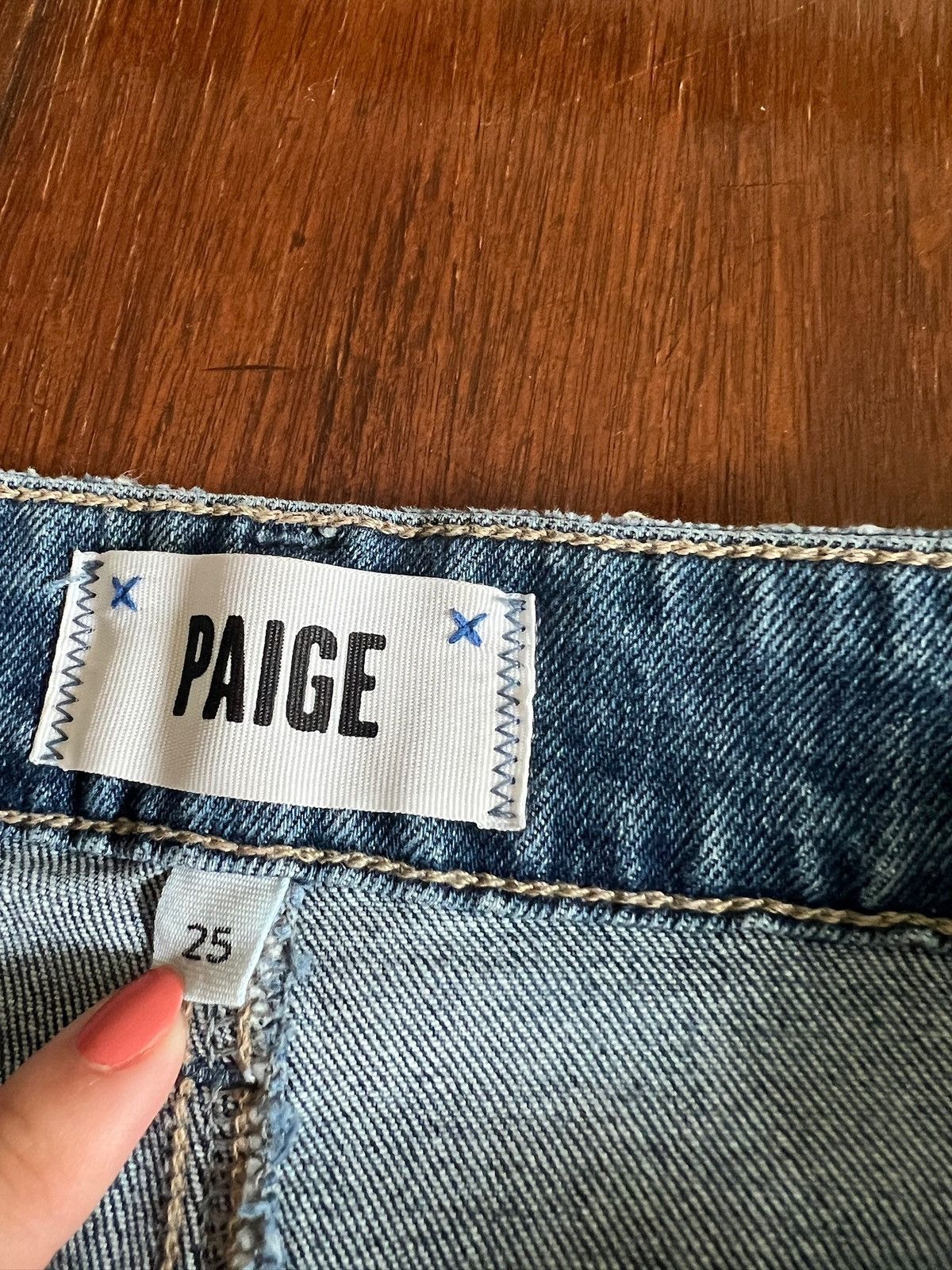Paige PAIGE - Wide Flare Jeans - Size 25 Size 25" / US 0 / IT 36 - 4 Thumbnail