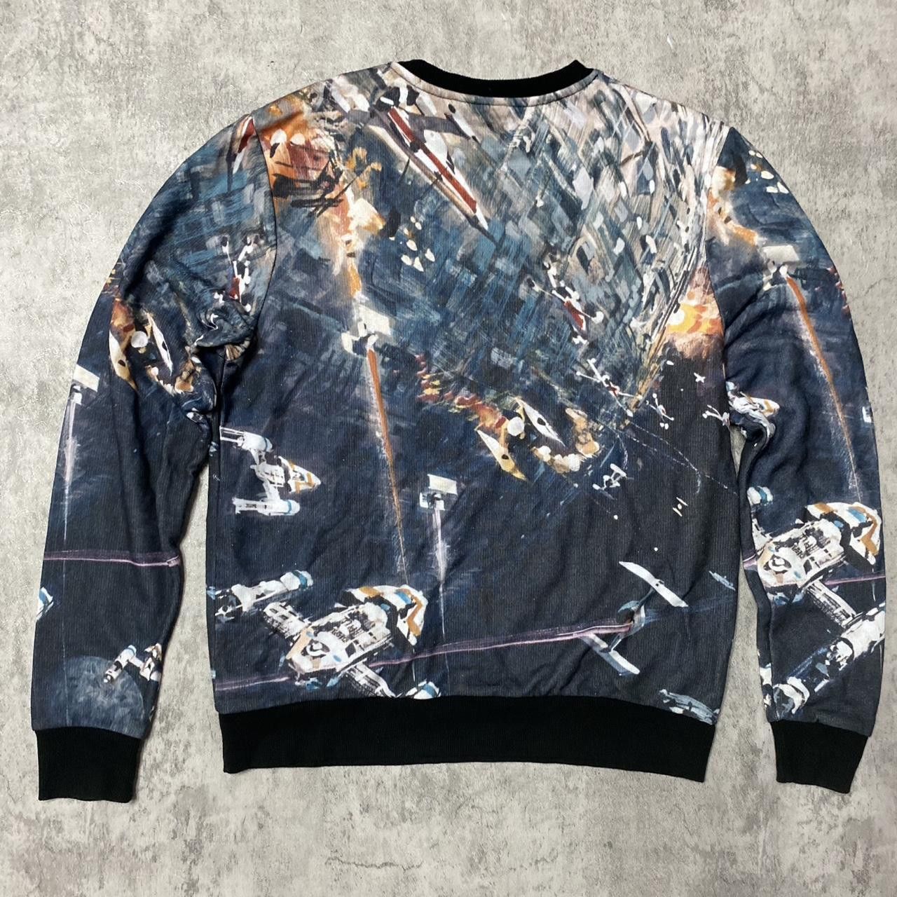 Other Black & grey Star Wars crewneck sweatshirt #streetwear Size US L / EU 52-54 / 3 - 4 Thumbnail