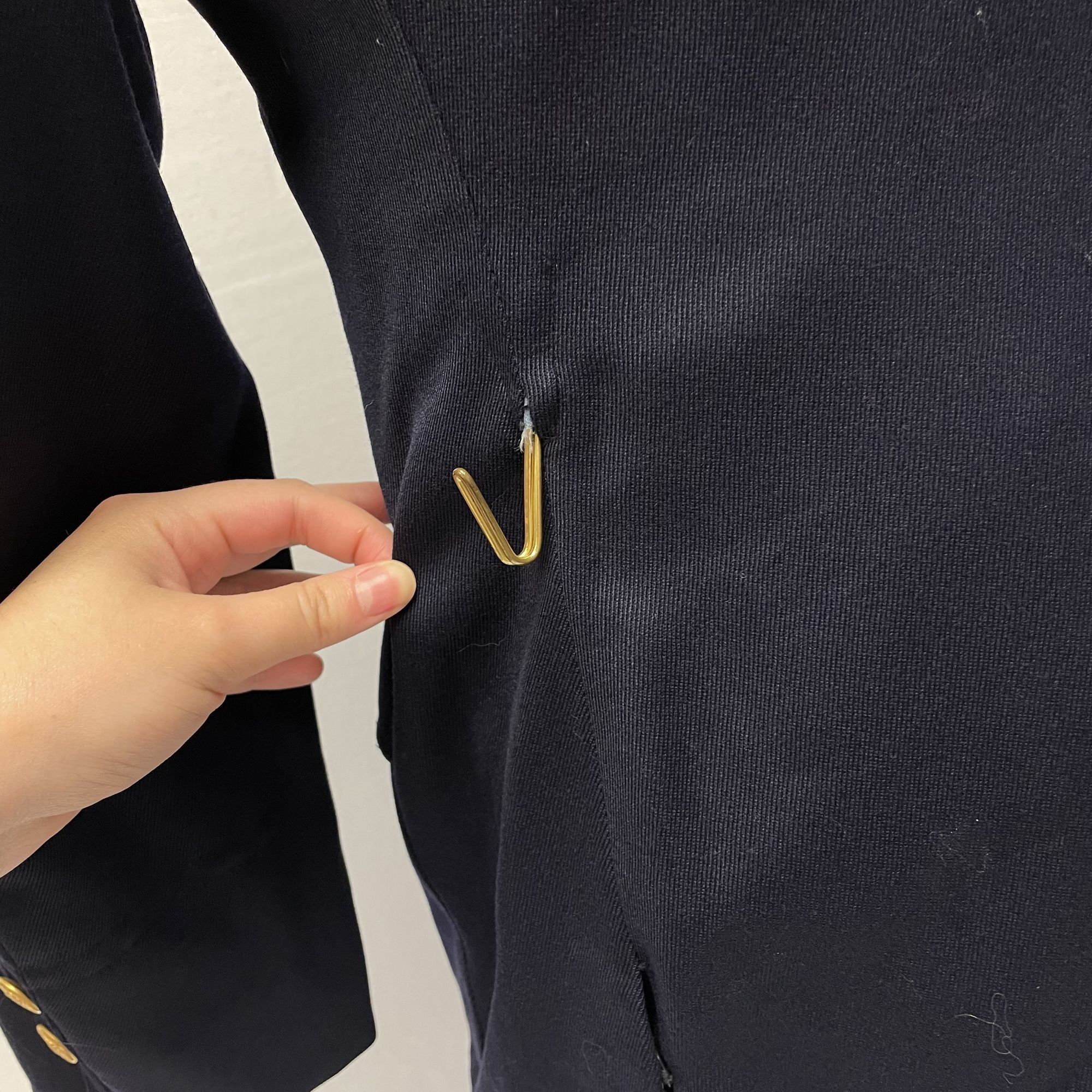 Other Vtg Blue GABARDINE Sport Coat METROPOLITAN POLICE Jacket Size 38R - 13 Thumbnail