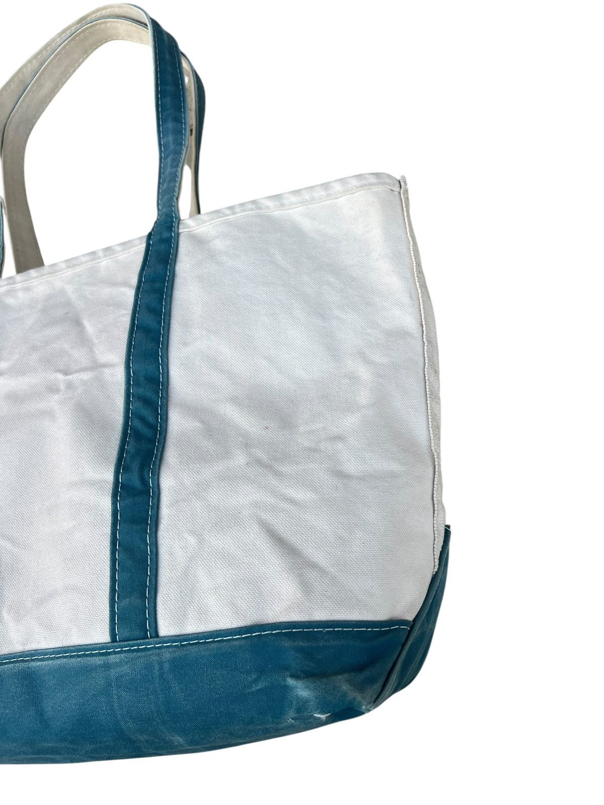 L.L. Bean RARE! 80s L.L. Fade Patina Long Handle Huge Tote Bag Size ONE SIZE - 11 Thumbnail