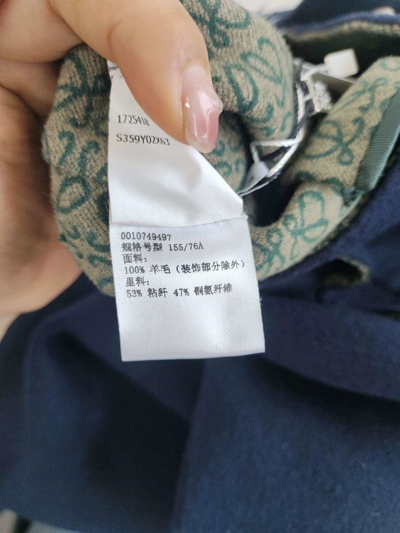 Loewe LOEWE A woolen coat Size XXS / US 00 / IT 34 - 4 Thumbnail