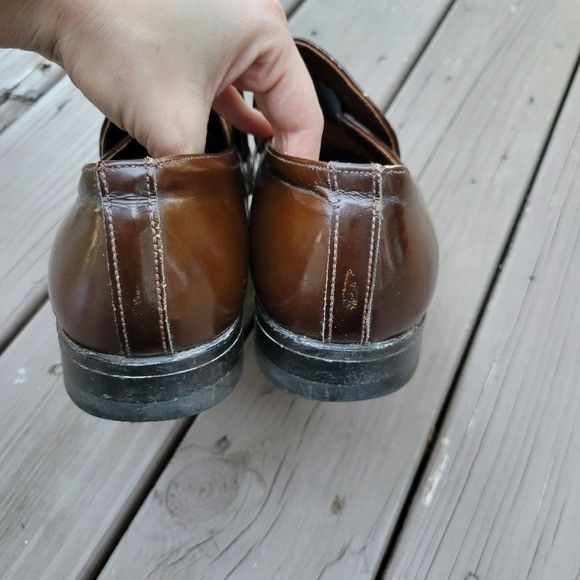 Mason's Vintage 60s Mason Shoes Brown Leather Gator Horsebit Vamp Mo Size US 11 / EU 44 - 5 Thumbnail