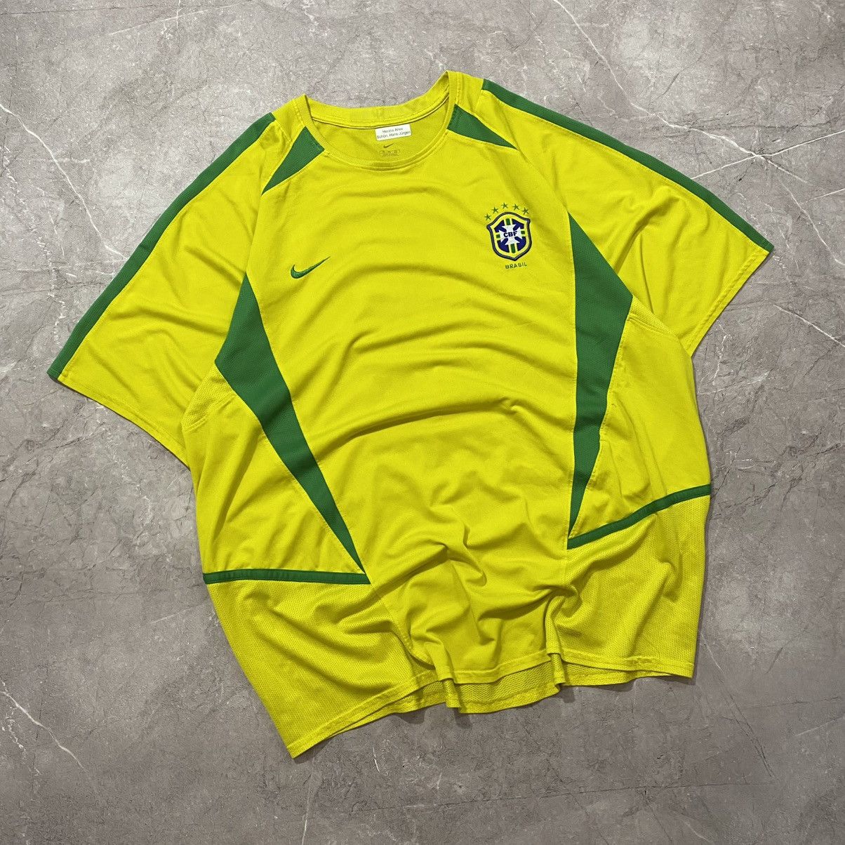 Nike VINTAGE NIKE BRAZIL TEE SOCCER JERSEY 00s Size US XL / EU 56 / 4 - 1 Thumbnail