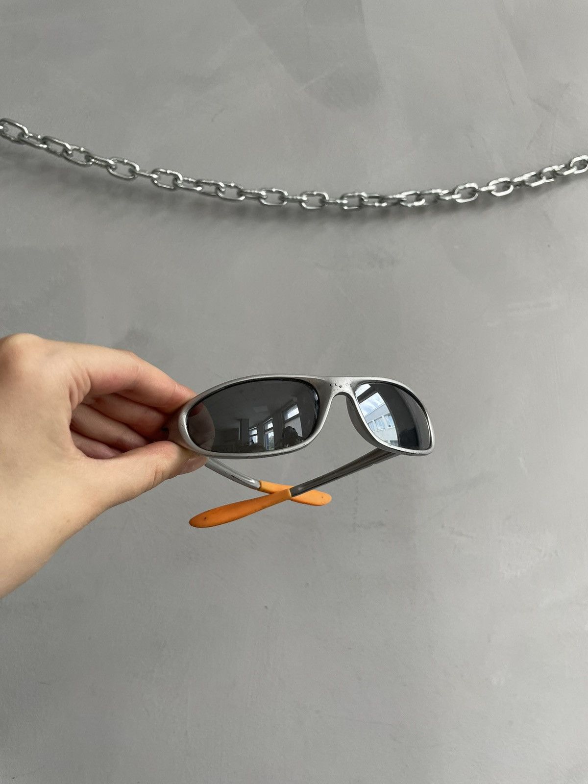 Adidas Vintage Oakley style adidas 90s sunglasses Size ONE SIZE - 12 Thumbnail