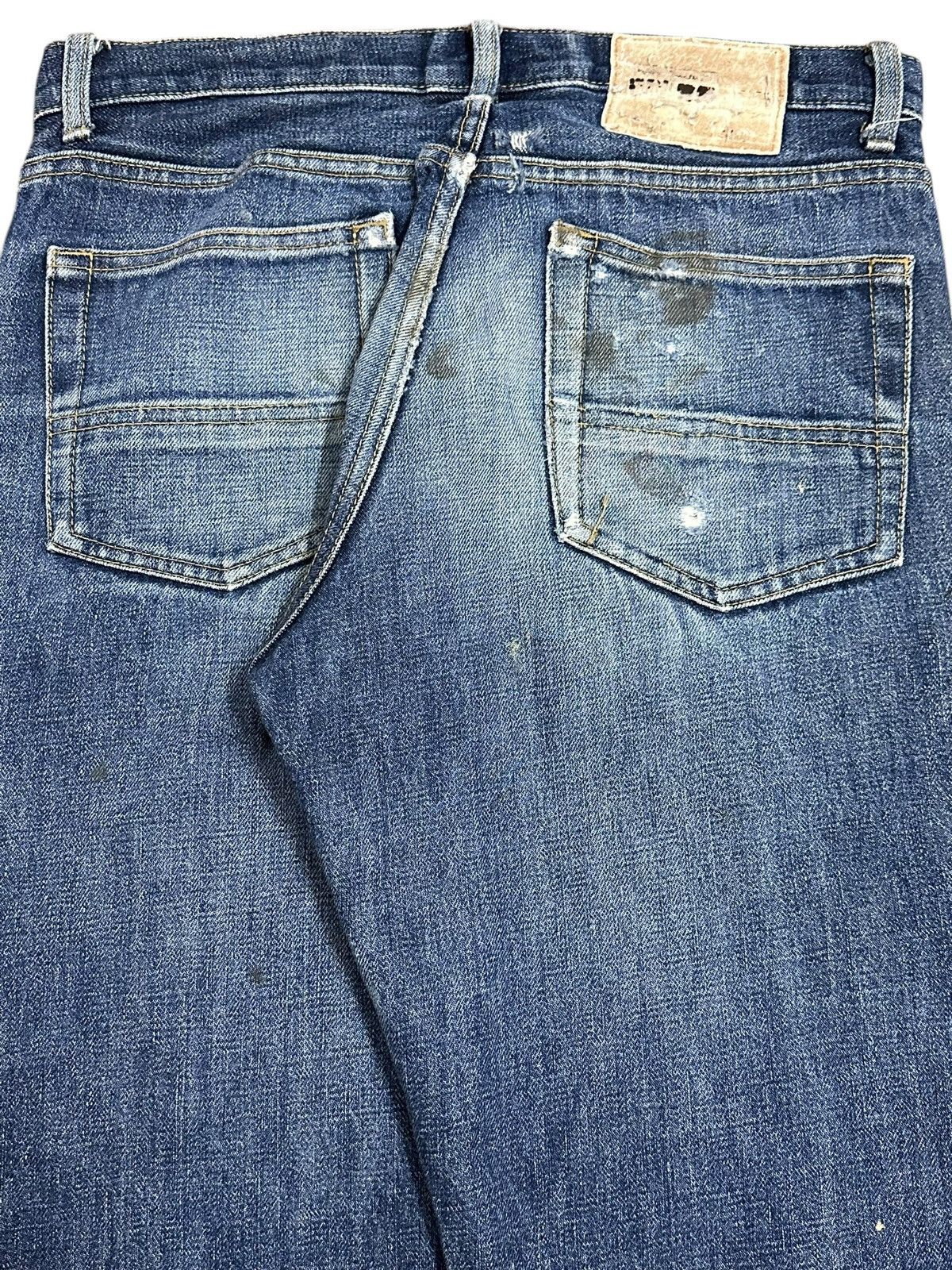 Japanese Brand Vintage Paul Smith Selvedge Faded Mud Wash Style Jeans Size US 31 - 7 Thumbnail