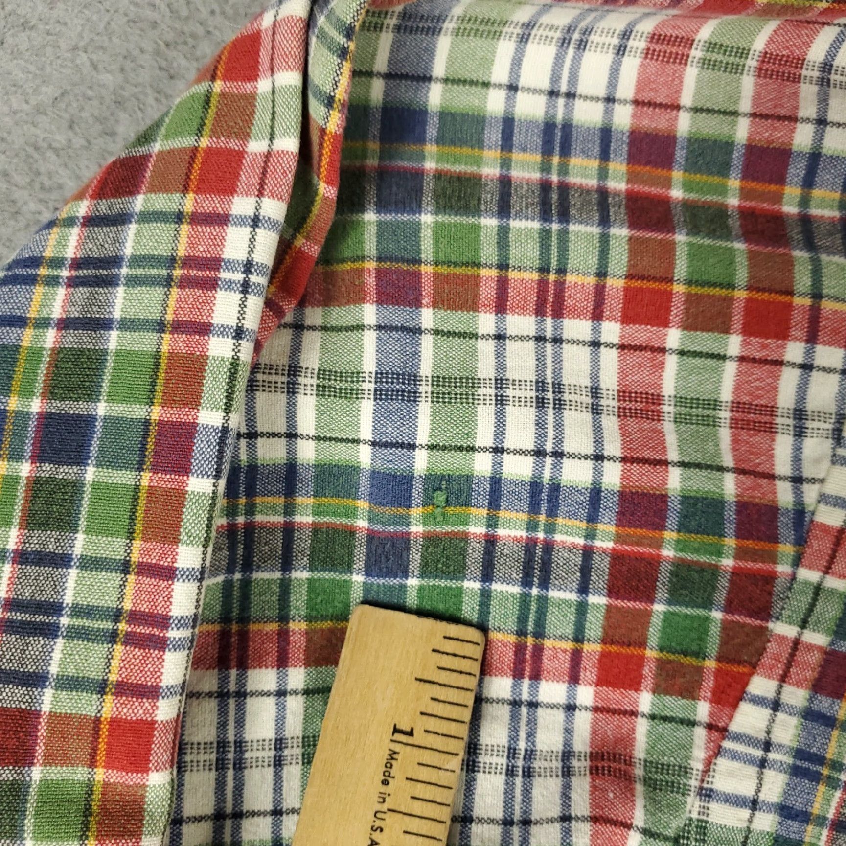 Ralph Lauren Ralph Lauren Shirt Mens XL Green Plaid Flannel Button-Down Pony Size US XL / EU 56 / 4 - 5 Thumbnail