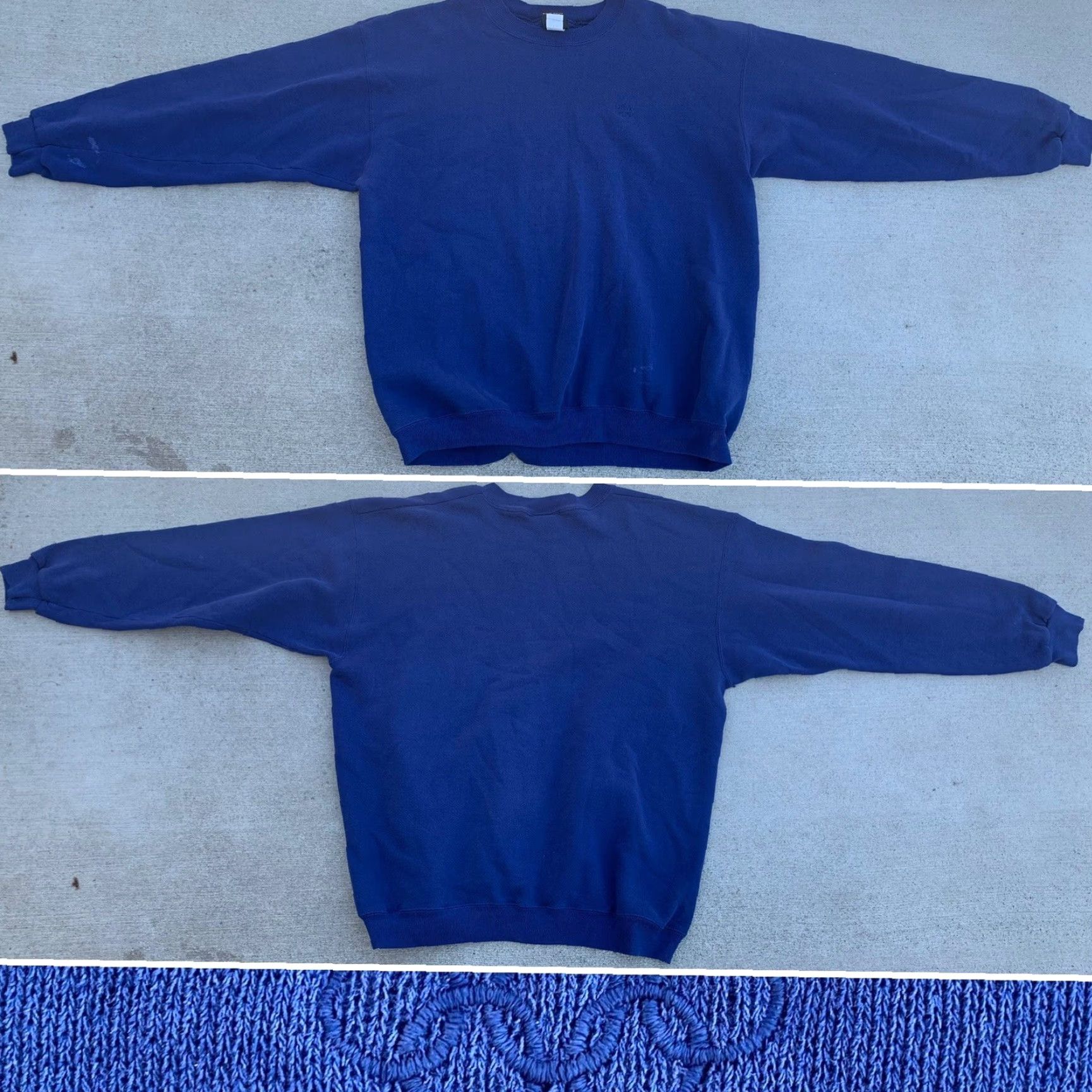JCPenney VINTAGE USA Olympics Sweatshirt Pullover JCPenney Exclusive Size XL Blue Cotton Blend Embroidered Logo Men Sweatshirt 80s 90s Retro Sports USA Olympic Size US XL / EU 56 / 4 - 4 Thumbnail