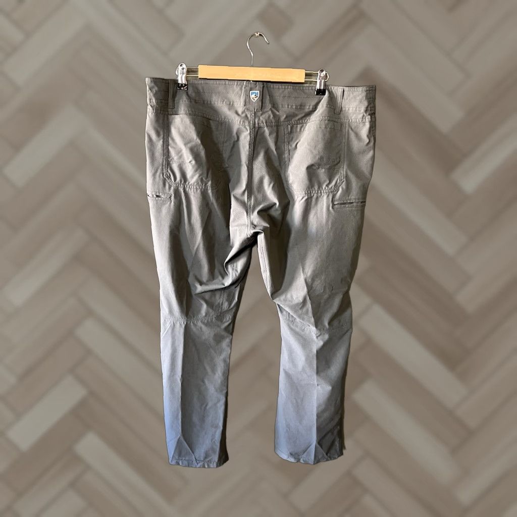 Vintage Kuhl Mens Pants Chino Nylon Gray 40 x 30 Outdoor Hiking Regular Fit Size US 40 / EU 56 - 1 Thumbnail