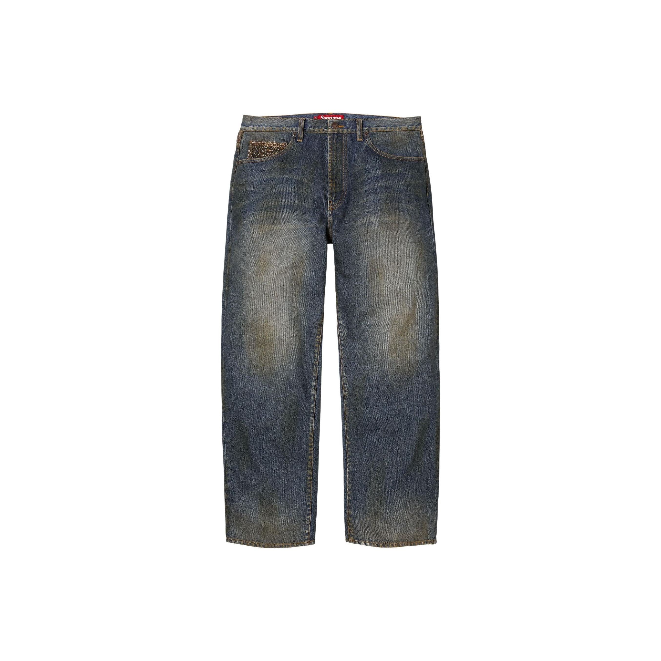Supreme Supreme Regular Jean in Dyed Rust, tie dye. | Grailed