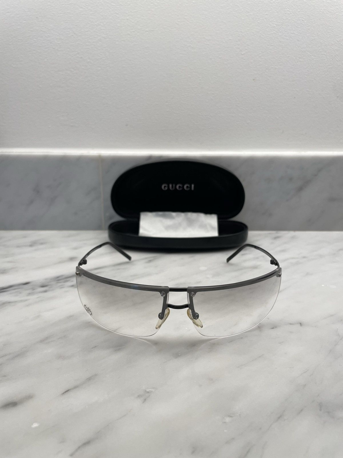 Gucci Gucci gg2653 strass 🔥 sunglasses with crystal logo rhineston Size ONE SIZE - 2 Thumbnail