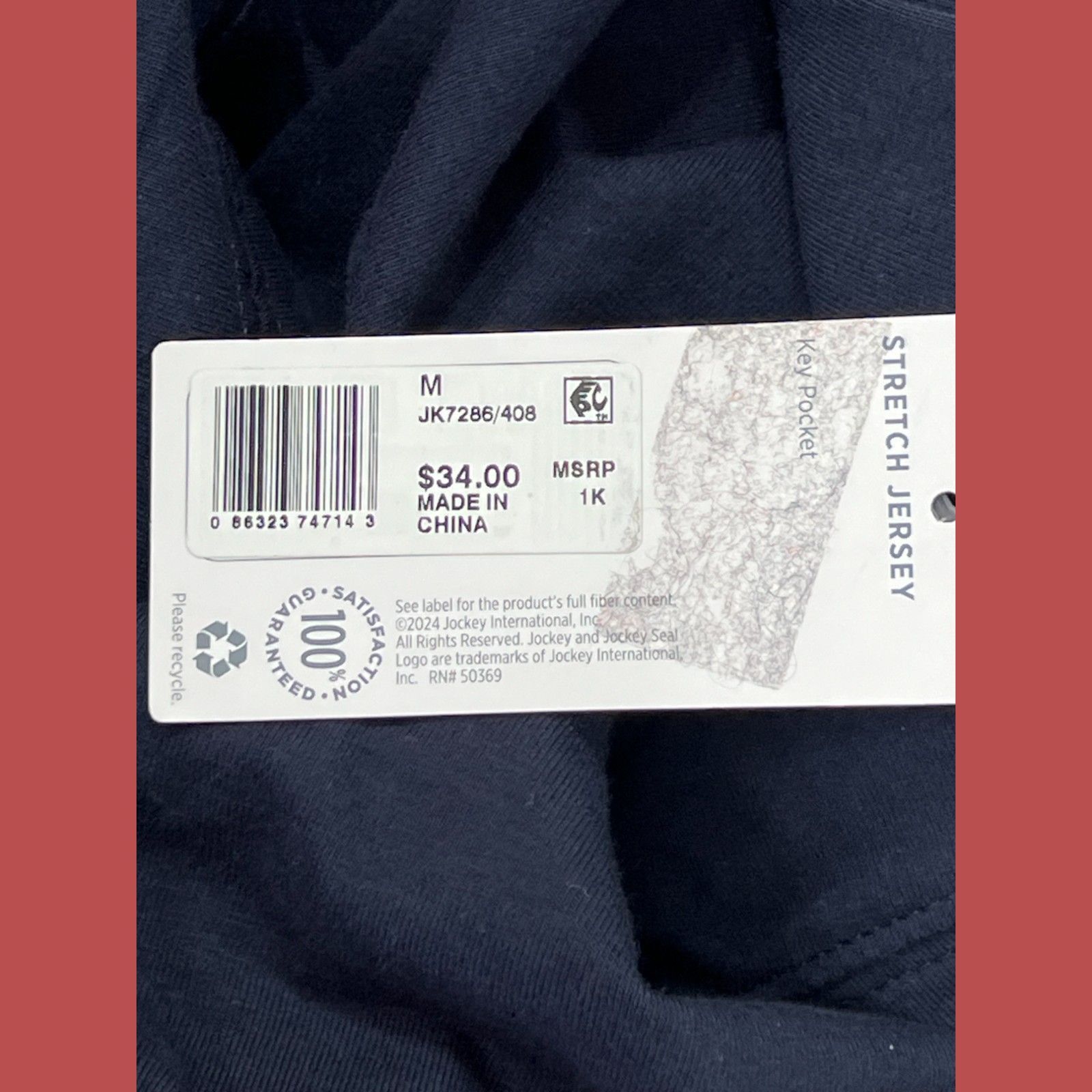 Jockey Jockey - Women's Cotton Stretch Slim Flare Capri - Blue - Me Size 28" / US 6 / IT 42 - 10 Thumbnail