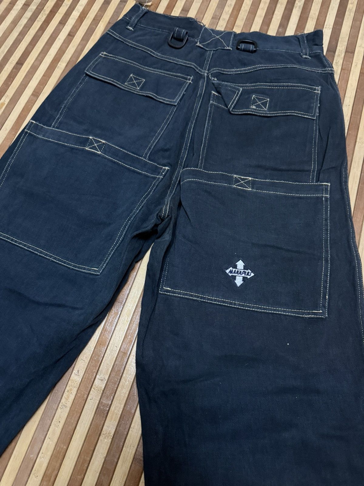 Japanese Brand Makapuu Japanese Brand Baggy Denim Multipocket Streetwear Size US 28 / EU 44 - 4 Thumbnail